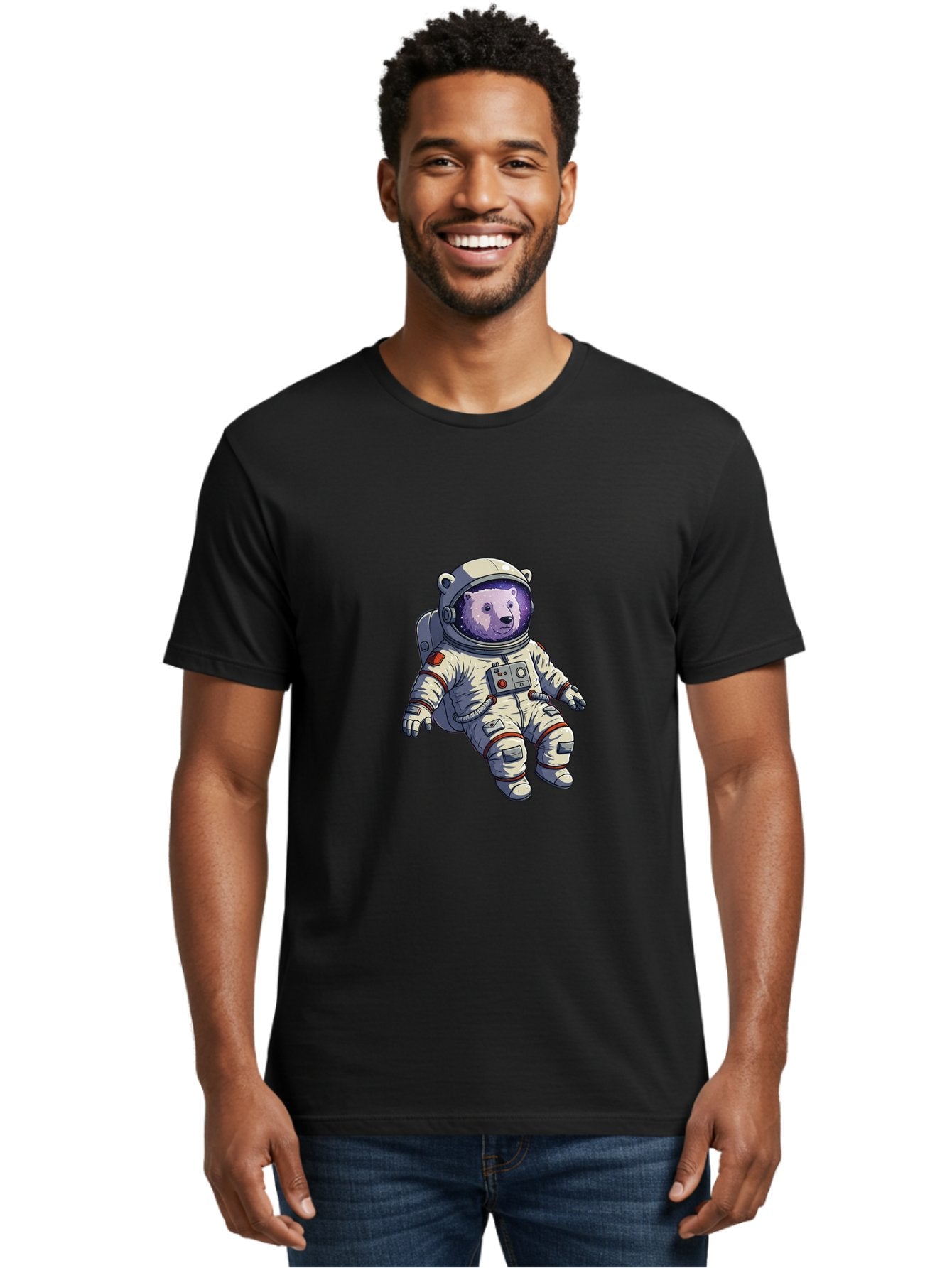 Polar-Bear-Astronaut-1 Men'S Graphic Tee, 100% Cotton, Comfortable Casual Summer Wear, Machine Washable, Vintage Camera, Old Camera, Antique Camera, Black Camera, Classic Photography, Photography Equipment, Nostalgic Device, Film Camera, Baf382 29