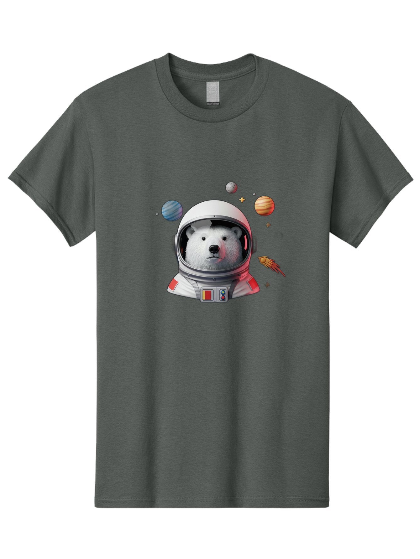 Polar-Bear-Astronaut-4 Men'S Graphic Tee, 100% Cotton, Comfortable Casual Summer Wear, Machine Washable, Vintage Camera, Old Camera, Antique Camera, Black Camera, Classic Photography, Photography Equipment, Nostalgic Device, Film Camera, Baf385 14