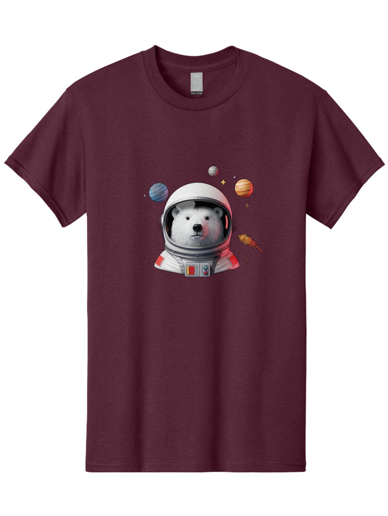 Polar-Bear-Astronaut-4 Men'S Graphic Tee, 100% Cotton, Comfortable Casual Summer Wear, Machine Washable, Vintage Camera, Old Camera, Antique Camera, Black Camera, Classic Photography, Photography Equipment, Nostalgic Device, Film Camera, Baf385