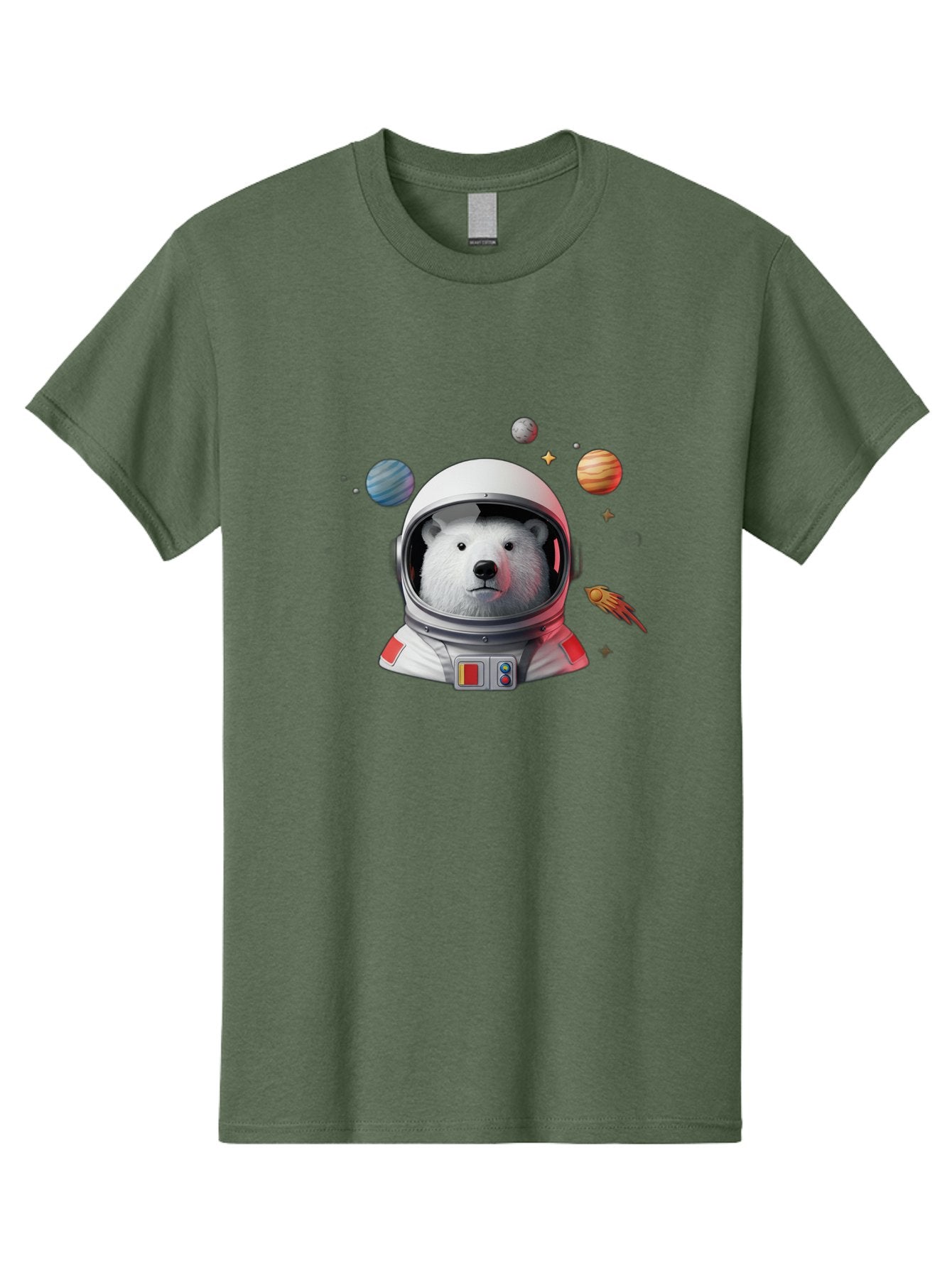 Polar-Bear-Astronaut-4 Men'S Graphic Tee, 100% Cotton, Comfortable Casual Summer Wear, Machine Washable, Vintage Camera, Old Camera, Antique Camera, Black Camera, Classic Photography, Photography Equipment, Nostalgic Device, Film Camera, Baf385 7