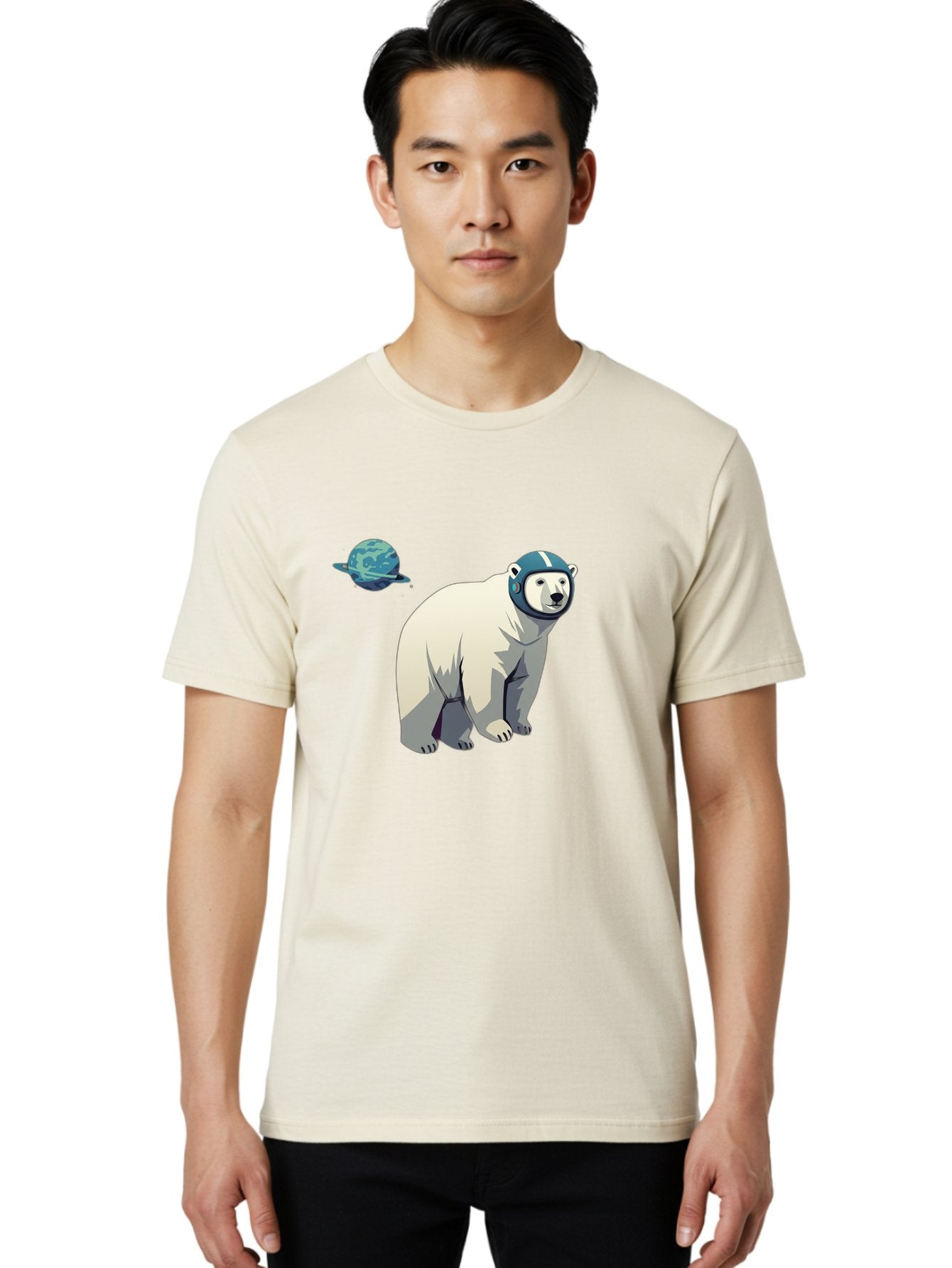 Polar-Bear-Astronaut-7 Men'S Graphic Tee, 100% Cotton, Comfortable Casual Summer Wear, Machine Washable, Vintage Camera, Old Camera, Antique Camera, Black Camera, Classic Photography, Photography Equipment, Nostalgic Device, Film Camera, Baf388 16