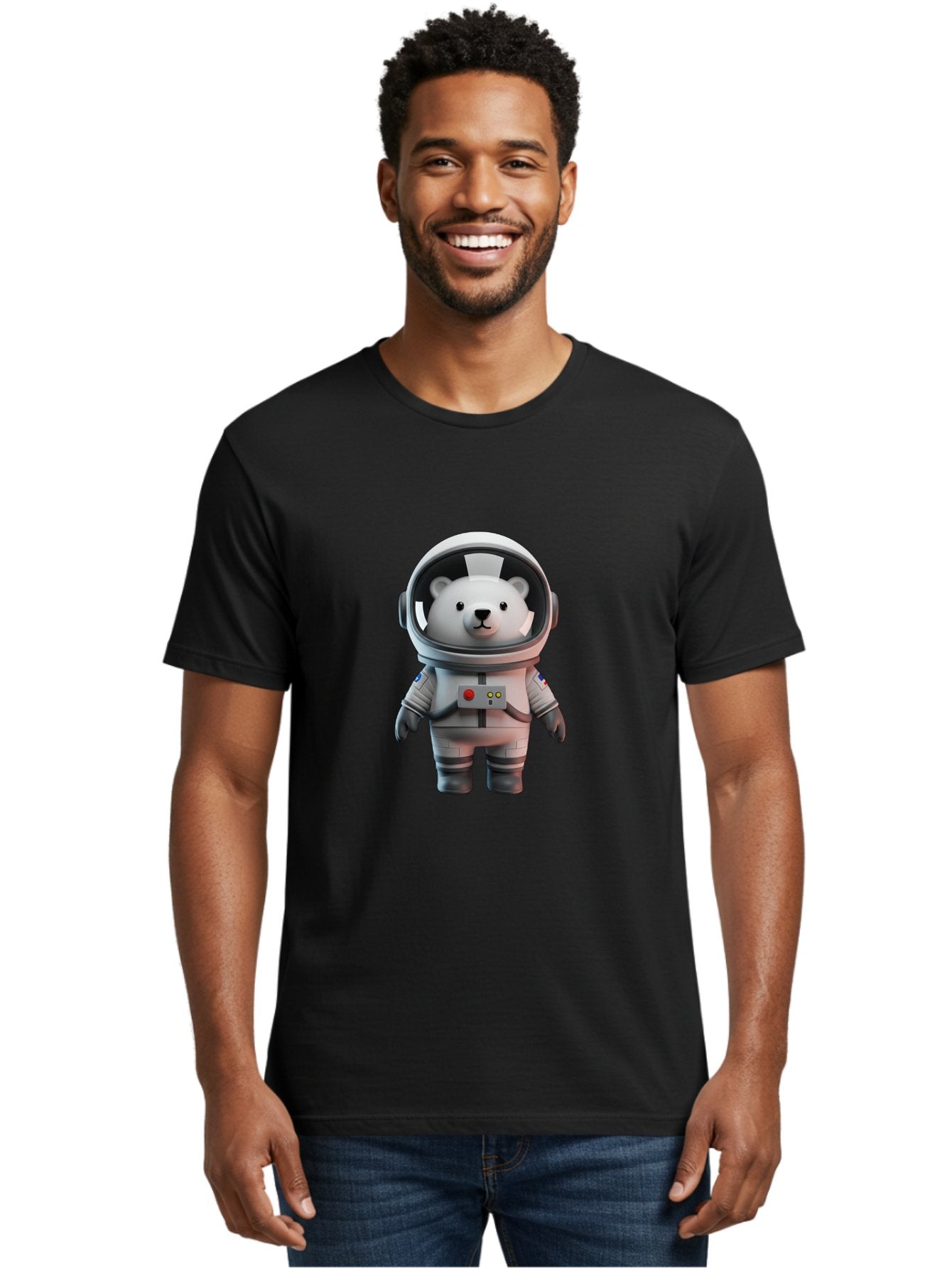 Polar-Bear-Astronaut Men'S Graphic Tee, 100% Cotton, Comfortable Casual Summer Wear, Machine Washable, Vintage Camera, Old Camera, Antique Camera, Black Camera, Classic Photography, Photography Equipment, Nostalgic Device, Film Camera, Baf389 19