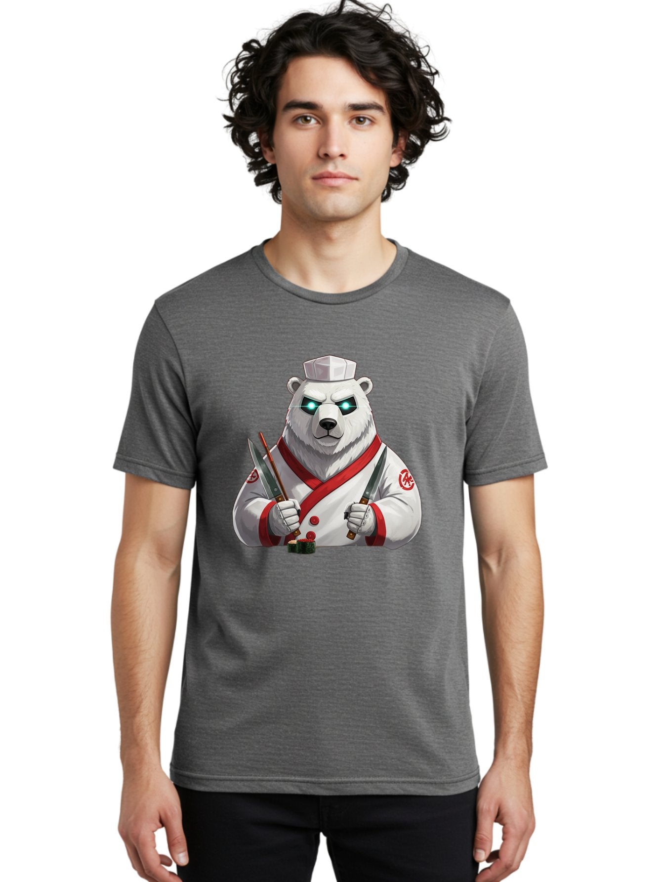 Polar-Bear-Chef-2 Men'S Graphic Tee, 100% Cotton, Comfortable Casual Summer Wear, Machine Washable, Vintage Camera, Old Camera, Antique Camera, Black Camera, Classic Photography, Photography Equipment, Nostalgic Device, Film Camera, Camera Art Baf393 22