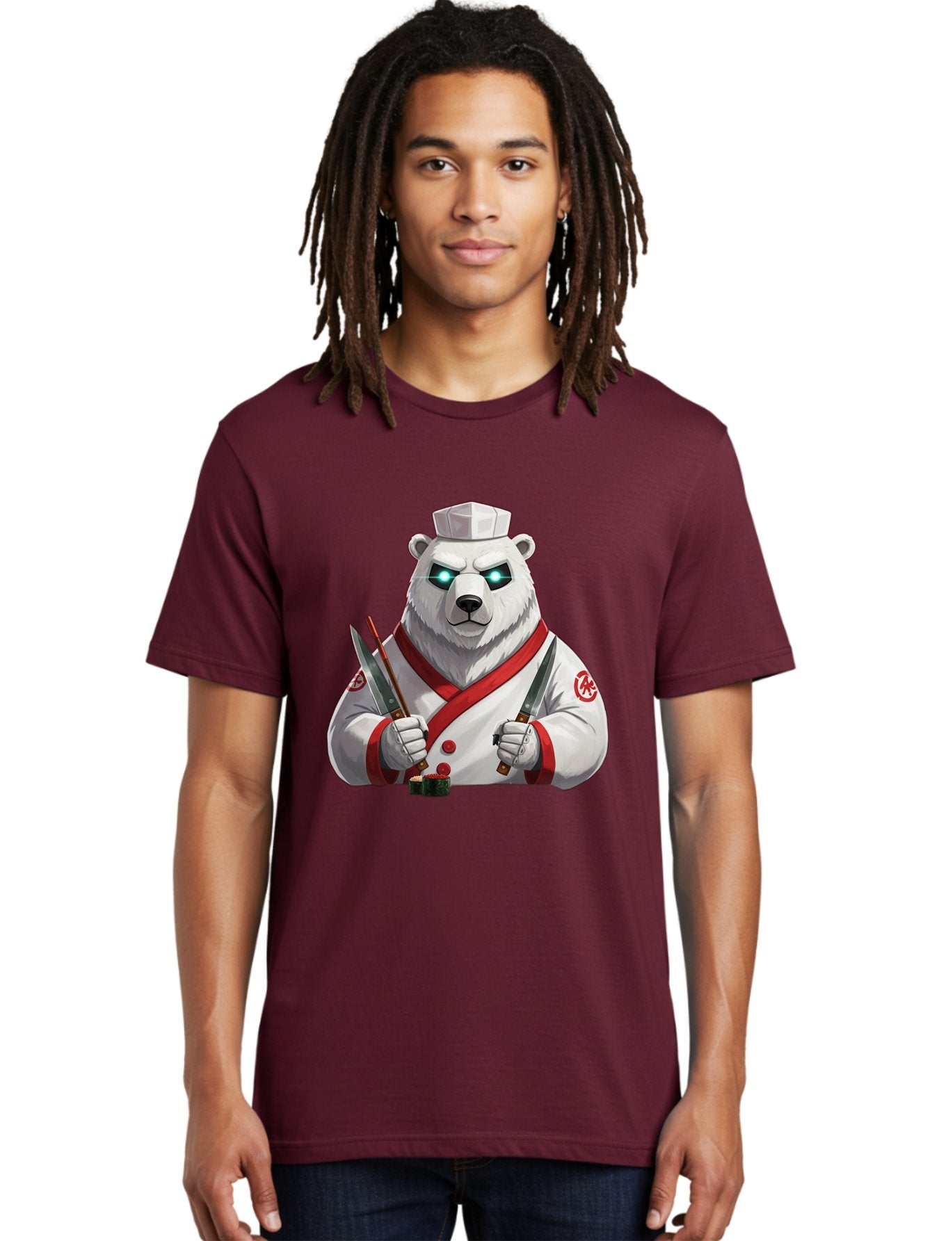 Polar-Bear-Chef-2 Men'S Graphic Tee, 100% Cotton, Comfortable Casual Summer Wear, Machine Washable, Vintage Camera, Old Camera, Antique Camera, Black Camera, Classic Photography, Photography Equipment, Nostalgic Device, Film Camera, Camera Art Baf393 23
