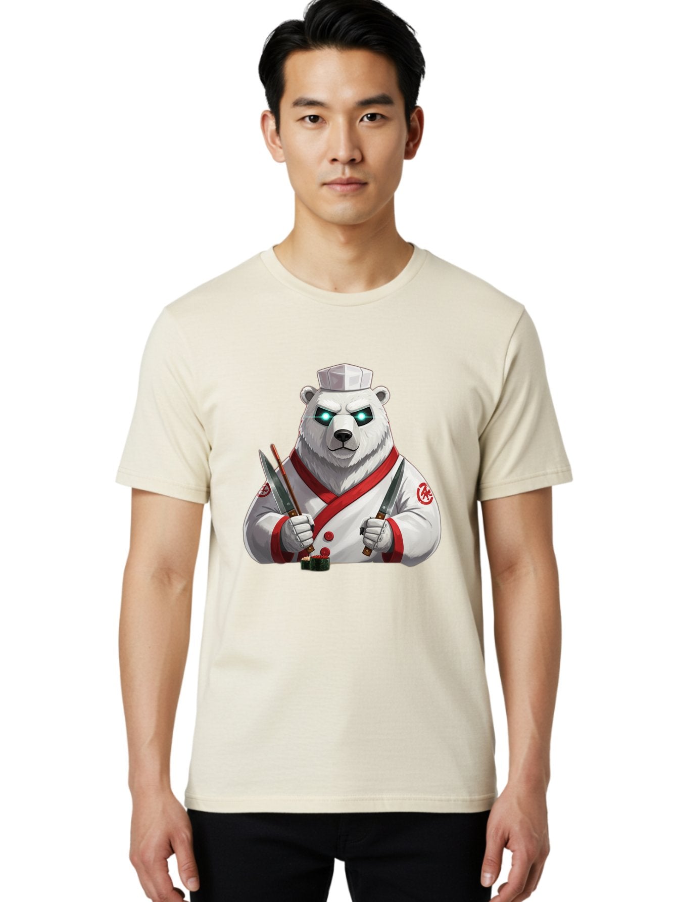 Polar-Bear-Chef-2 Men'S Graphic Tee, 100% Cotton, Comfortable Casual Summer Wear, Machine Washable, Vintage Camera, Old Camera, Antique Camera, Black Camera, Classic Photography, Photography Equipment, Nostalgic Device, Film Camera, Camera Art Baf393 27