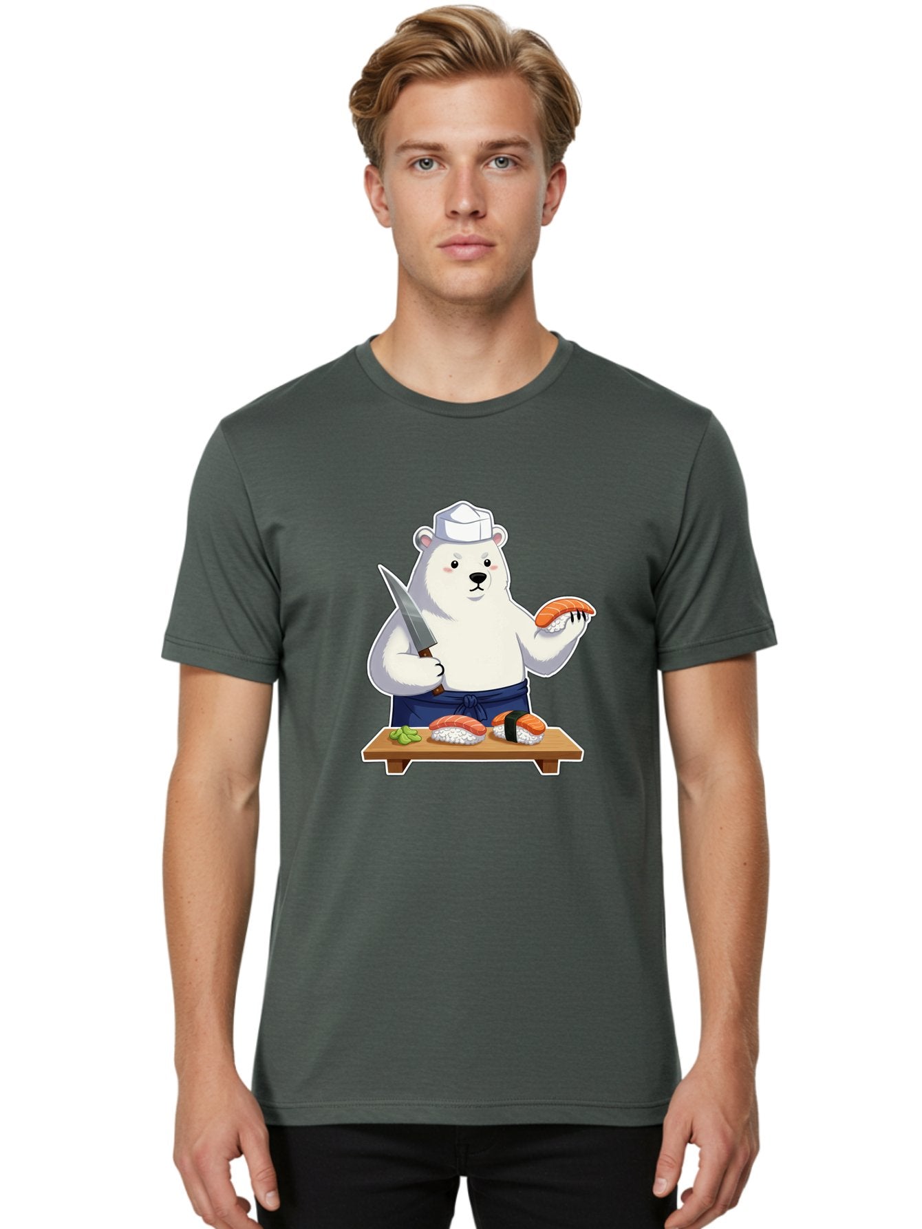 Polar-Bear-Chef-3 Men'S Graphic Tee, 100% Cotton, Comfortable Casual Summer Wear, Machine Washable, Vintage Camera, Old Camera, Antique Camera, Black Camera, Classic Photography, Photography Equipment, Nostalgic Device, Film Camera, Camera Art Baf394 16