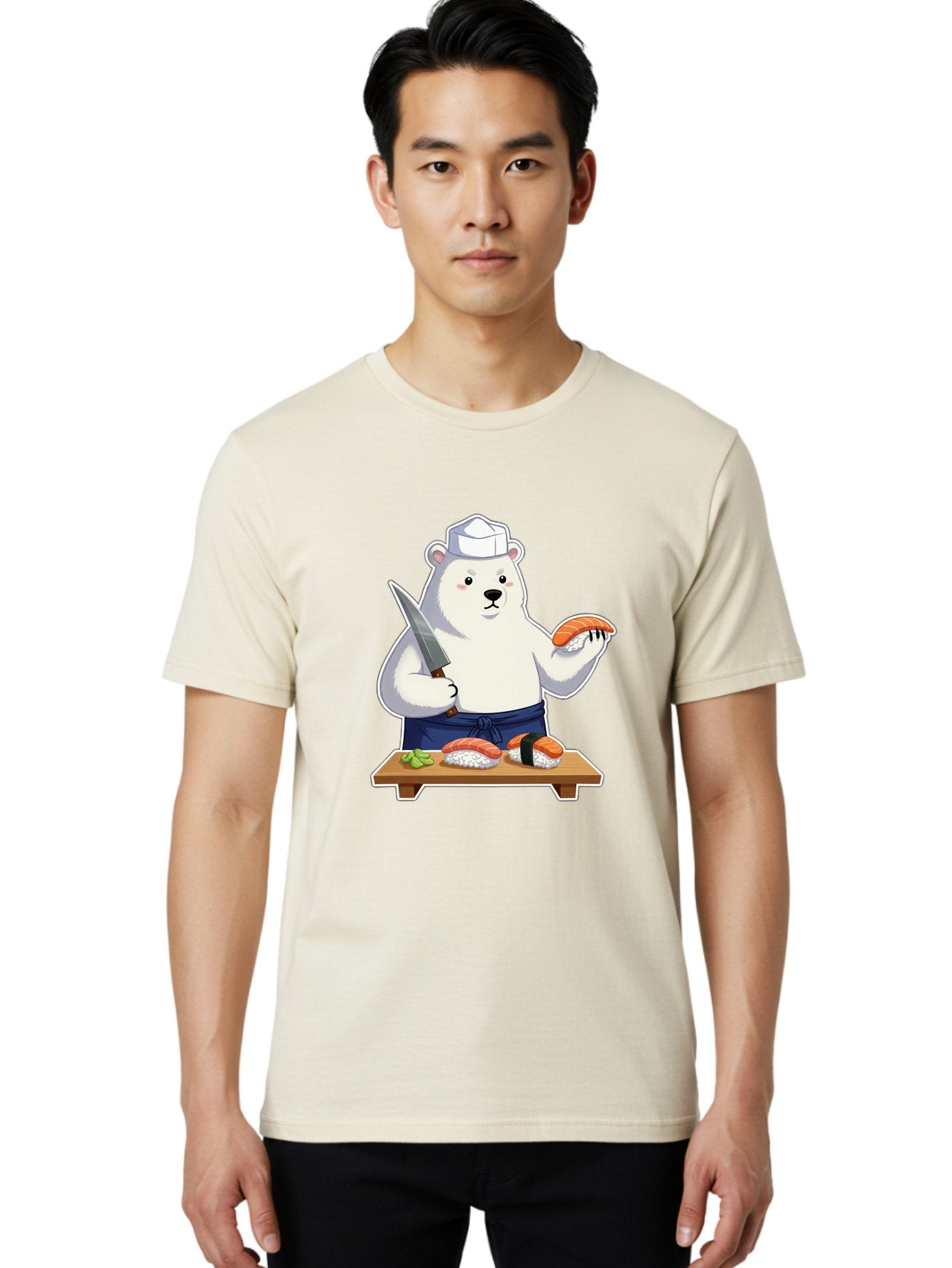 Polar-Bear-Chef-3 Men'S Graphic Tee, 100% Cotton, Comfortable Casual Summer Wear, Machine Washable, Vintage Camera, Old Camera, Antique Camera, Black Camera, Classic Photography, Photography Equipment, Nostalgic Device, Film Camera, Camera Art Baf394 26