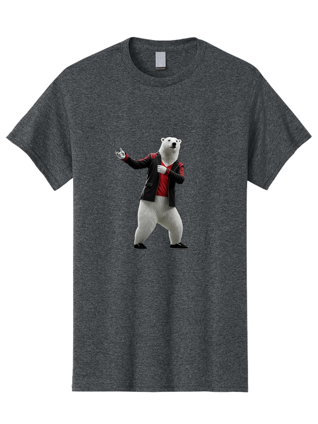 Polar-Bear-In-Jacket Men'S Graphic Tee, 100% Cotton, Comfortable Casual Summer Wear, Machine Washable, Vintage Camera, Old Camera, Antique Camera, Black Camera, Classic Photography, Photography Equipment, Nostalgic Device, Film Camera, Baf400 6