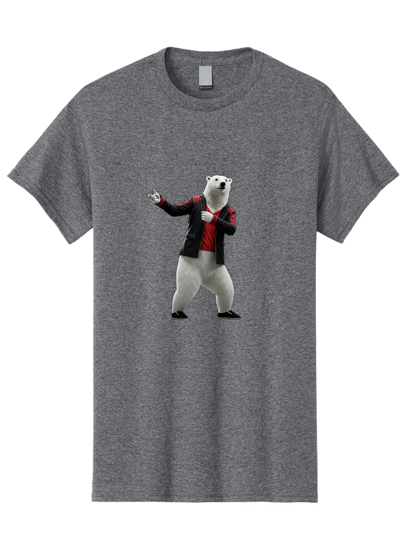 Polar-Bear-In-Jacket Men'S Graphic Tee, 100% Cotton, Comfortable Casual Summer Wear, Machine Washable, Vintage Camera, Old Camera, Antique Camera, Black Camera, Classic Photography, Photography Equipment, Nostalgic Device, Film Camera, Baf400 12