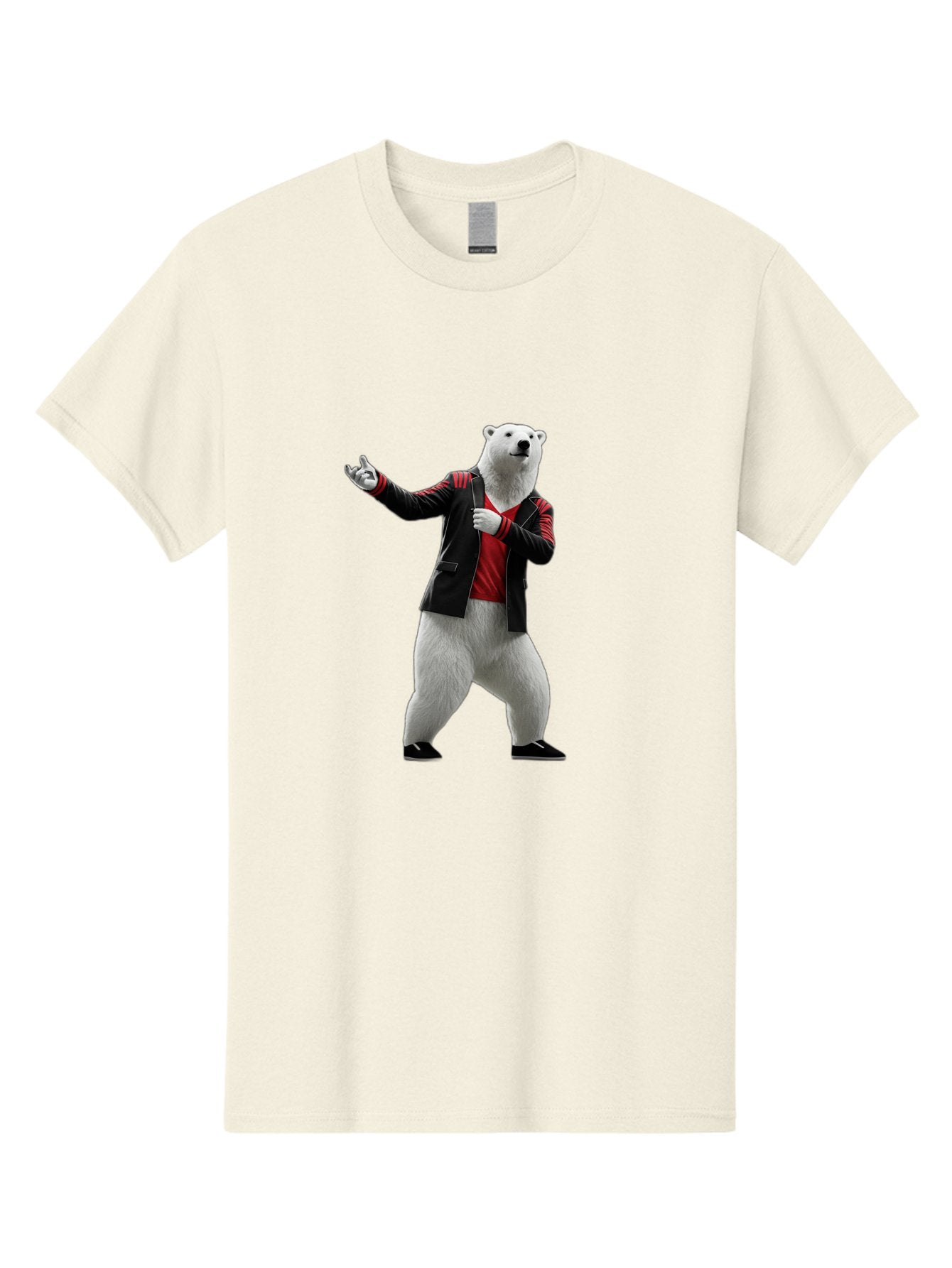 Polar-Bear-In-Jacket Men'S Graphic Tee, 100% Cotton, Comfortable Casual Summer Wear, Machine Washable, Vintage Camera, Old Camera, Antique Camera, Black Camera, Classic Photography, Photography Equipment, Nostalgic Device, Film Camera, Baf400 8