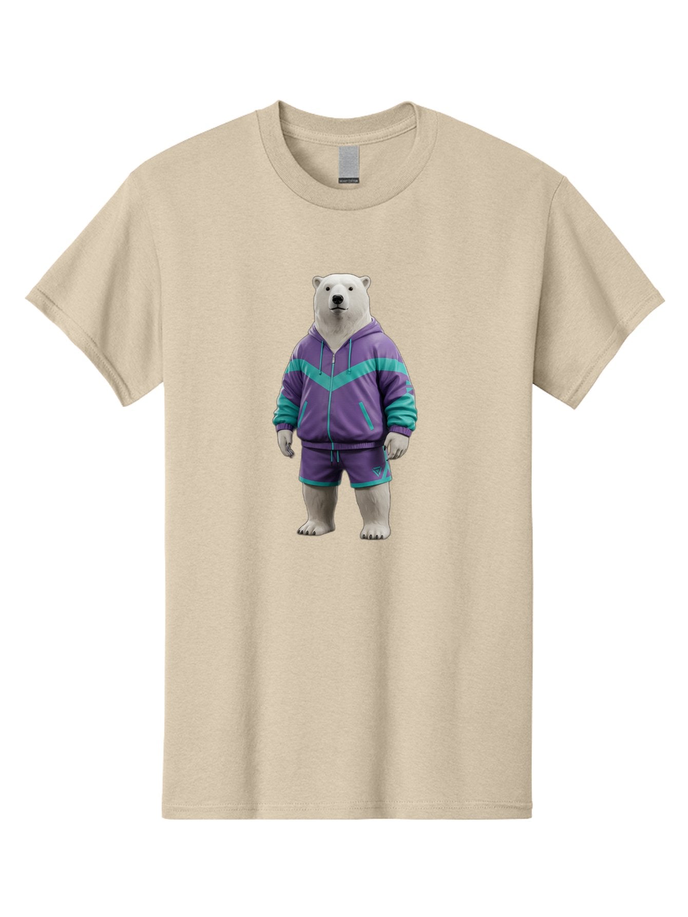 Polar-Bear-In-Purple-Tracksuit Men'S Graphic Tee, 100% Cotton, Comfortable Casual Summer Wear, Machine Washable, Vintage Camera, Old Camera, Antique Camera, Black Camera, Classic Photography, Photography Equipment, Nostalgic Device, Baf401 5