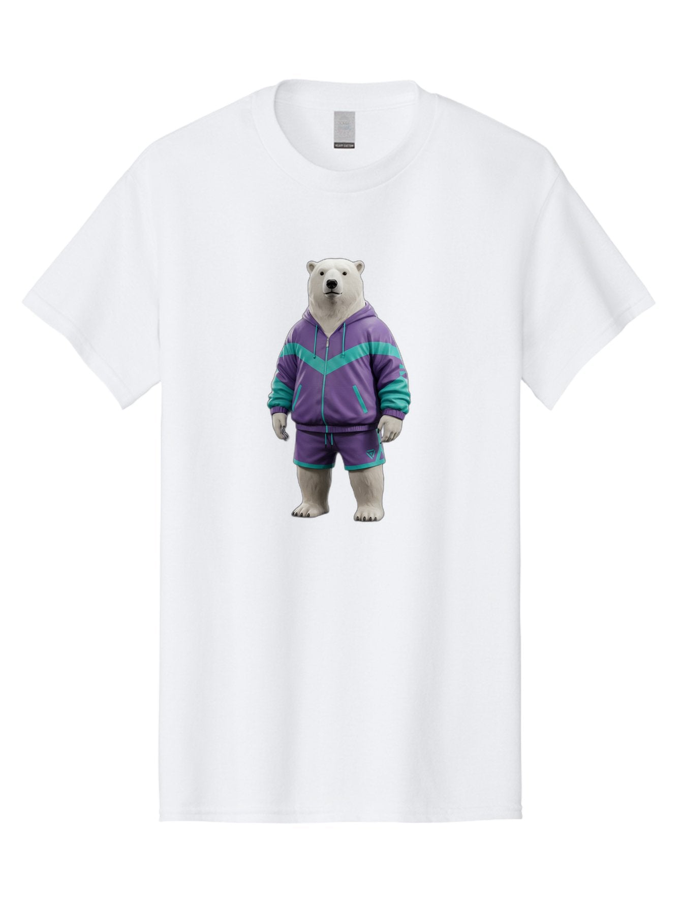 Polar-Bear-In-Purple-Tracksuit Men'S Graphic Tee, 100% Cotton, Comfortable Casual Summer Wear, Machine Washable, Vintage Camera, Old Camera, Antique Camera, Black Camera, Classic Photography, Photography Equipment, Nostalgic Device, Baf401 11