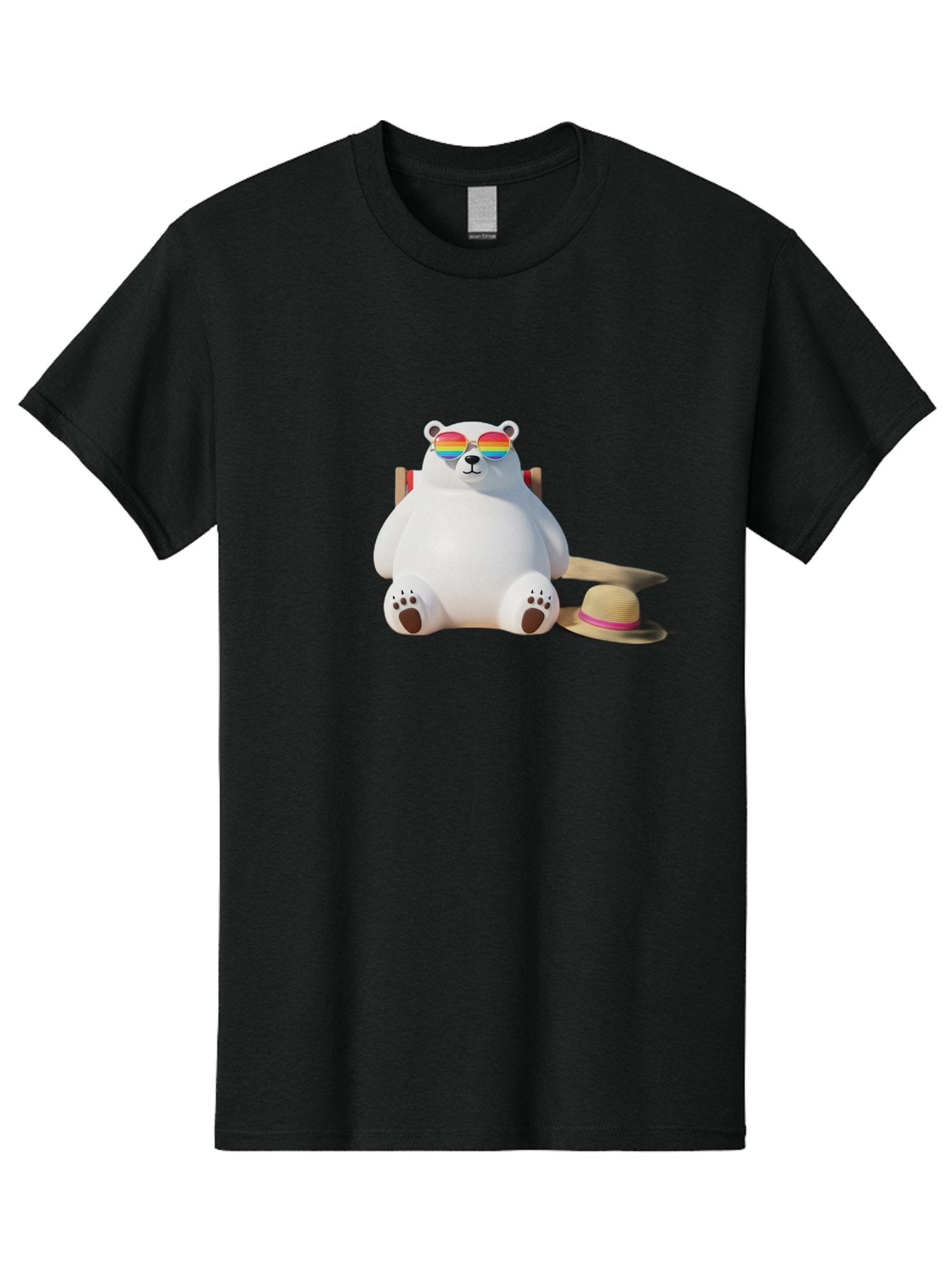 Polar-Bear-In-Sunglasses Men'S Graphic Tee, 100% Cotton, Comfortable Casual Summer Wear, Machine Washable, Vintage Camera, Old Camera, Antique Camera, Black Camera, Classic Photography, Photography Equipment, Nostalgic Device, Film Camera, Baf403