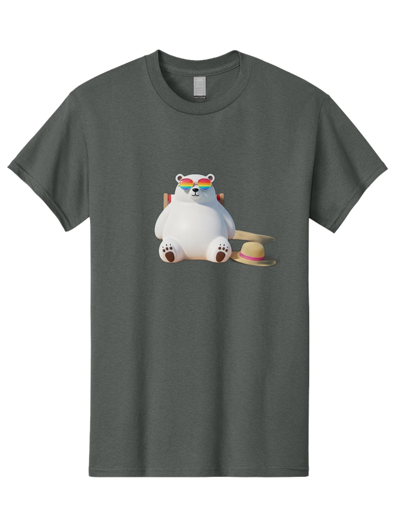 Polar-Bear-In-Sunglasses Men'S Graphic Tee, 100% Cotton, Comfortable Casual Summer Wear, Machine Washable, Vintage Camera, Old Camera, Antique Camera, Black Camera, Classic Photography, Photography Equipment, Nostalgic Device, Film Camera, Baf403 10