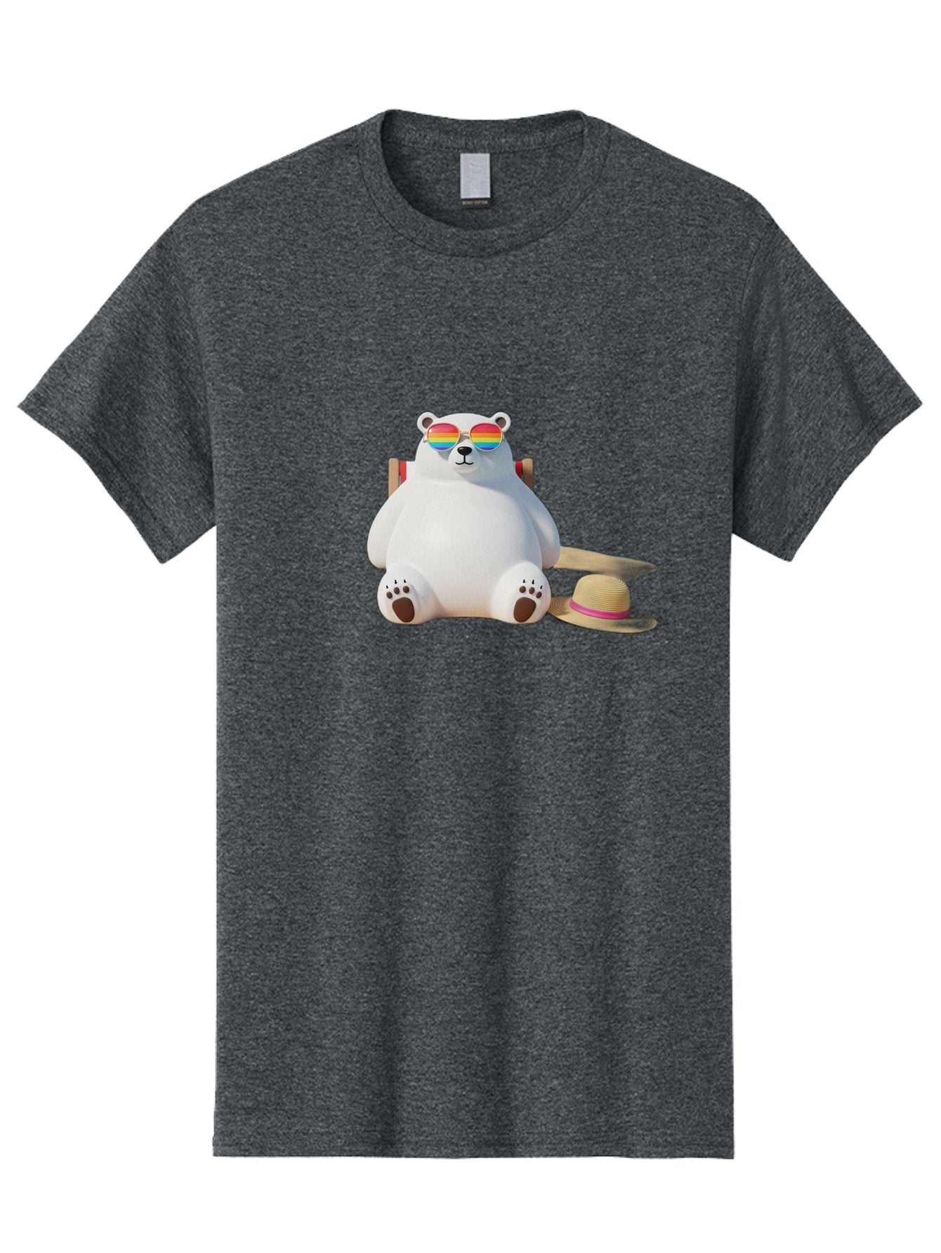 Polar-Bear-In-Sunglasses Men'S Graphic Tee, 100% Cotton, Comfortable Casual Summer Wear, Machine Washable, Vintage Camera, Old Camera, Antique Camera, Black Camera, Classic Photography, Photography Equipment, Nostalgic Device, Film Camera, Baf403 6