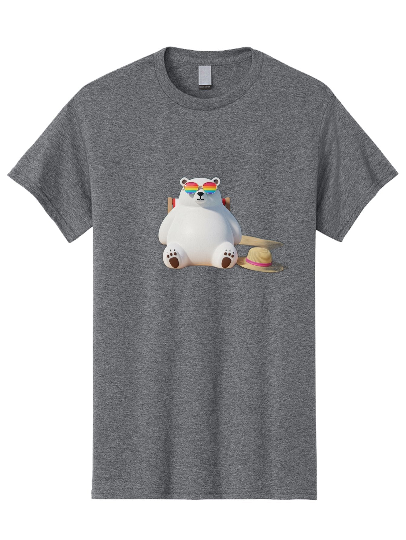 Polar-Bear-In-Sunglasses Men'S Graphic Tee, 100% Cotton, Comfortable Casual Summer Wear, Machine Washable, Vintage Camera, Old Camera, Antique Camera, Black Camera, Classic Photography, Photography Equipment, Nostalgic Device, Film Camera, Baf403 7