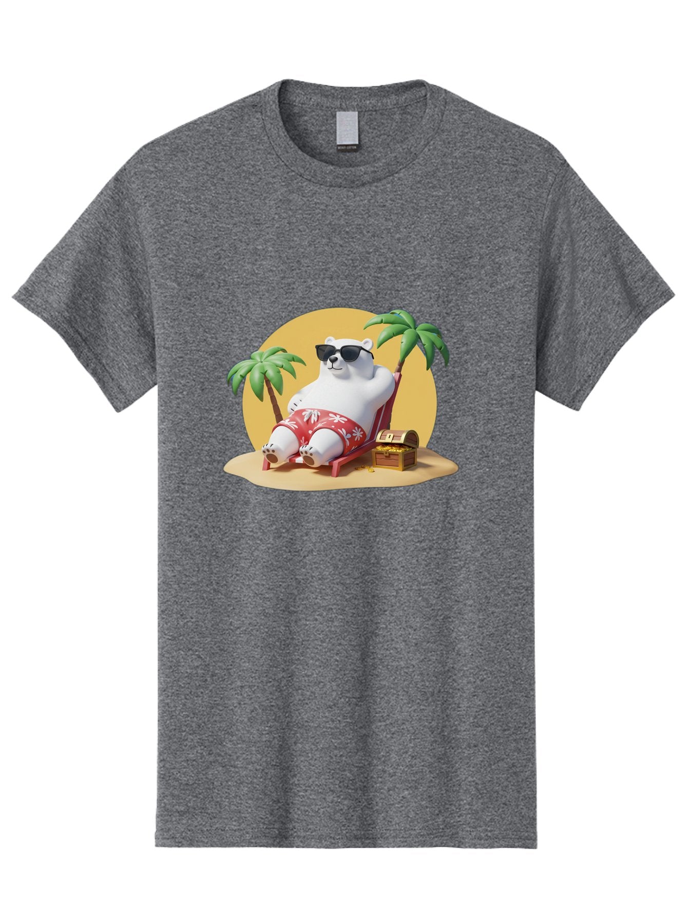 Polar-Bear-On-Beach Men'S Graphic Tee, 100% Cotton, Comfortable Casual Summer Wear, Machine Washable, Vintage Camera, Old Camera, Antique Camera, Black Camera, Classic Photography, Photography Equipment, Nostalgic Device, Film Camera, Baf405 3