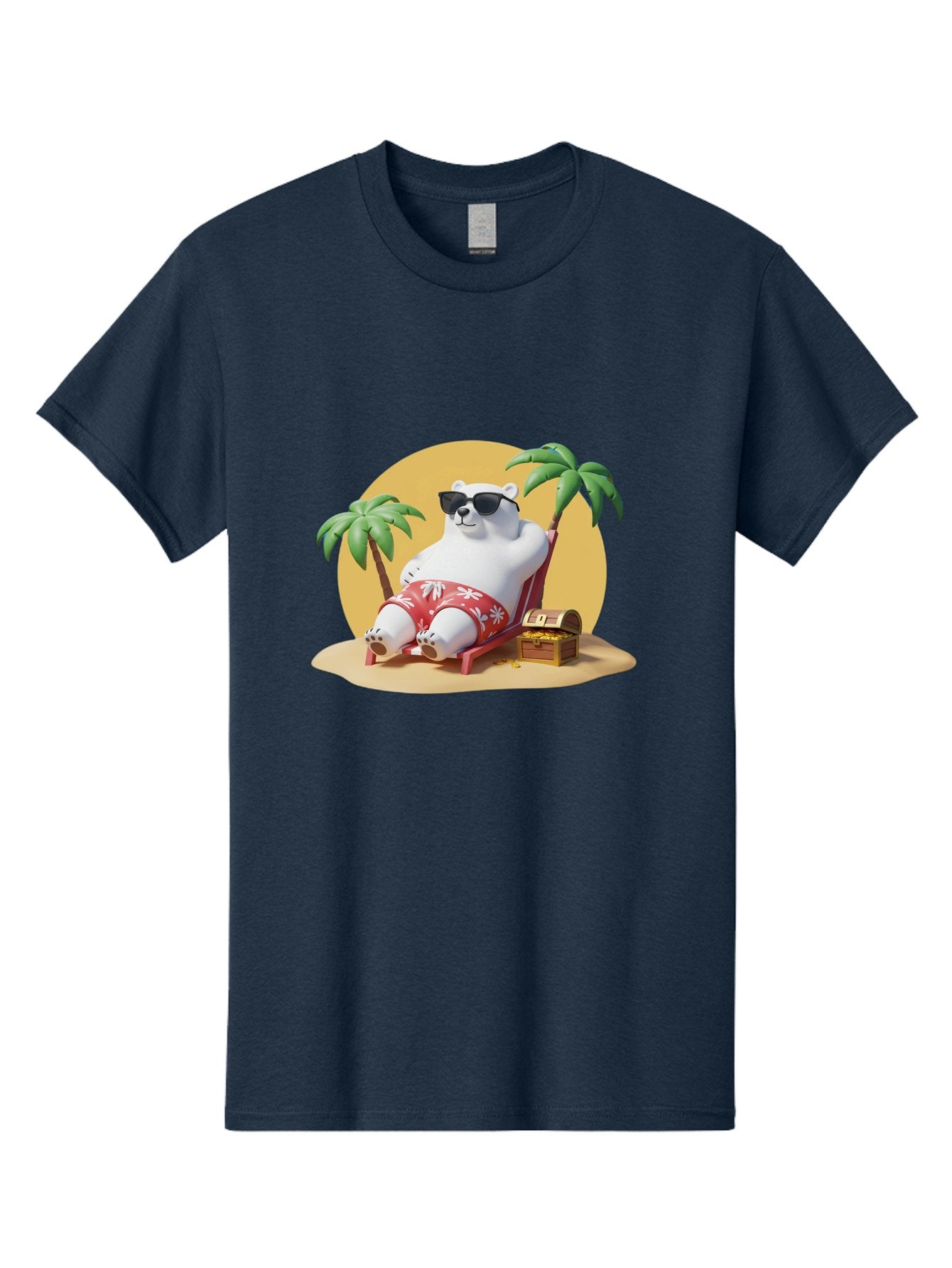 Polar-Bear-On-Beach Men'S Graphic Tee, 100% Cotton, Comfortable Casual Summer Wear, Machine Washable, Vintage Camera, Old Camera, Antique Camera, Black Camera, Classic Photography, Photography Equipment, Nostalgic Device, Film Camera, Baf405 7