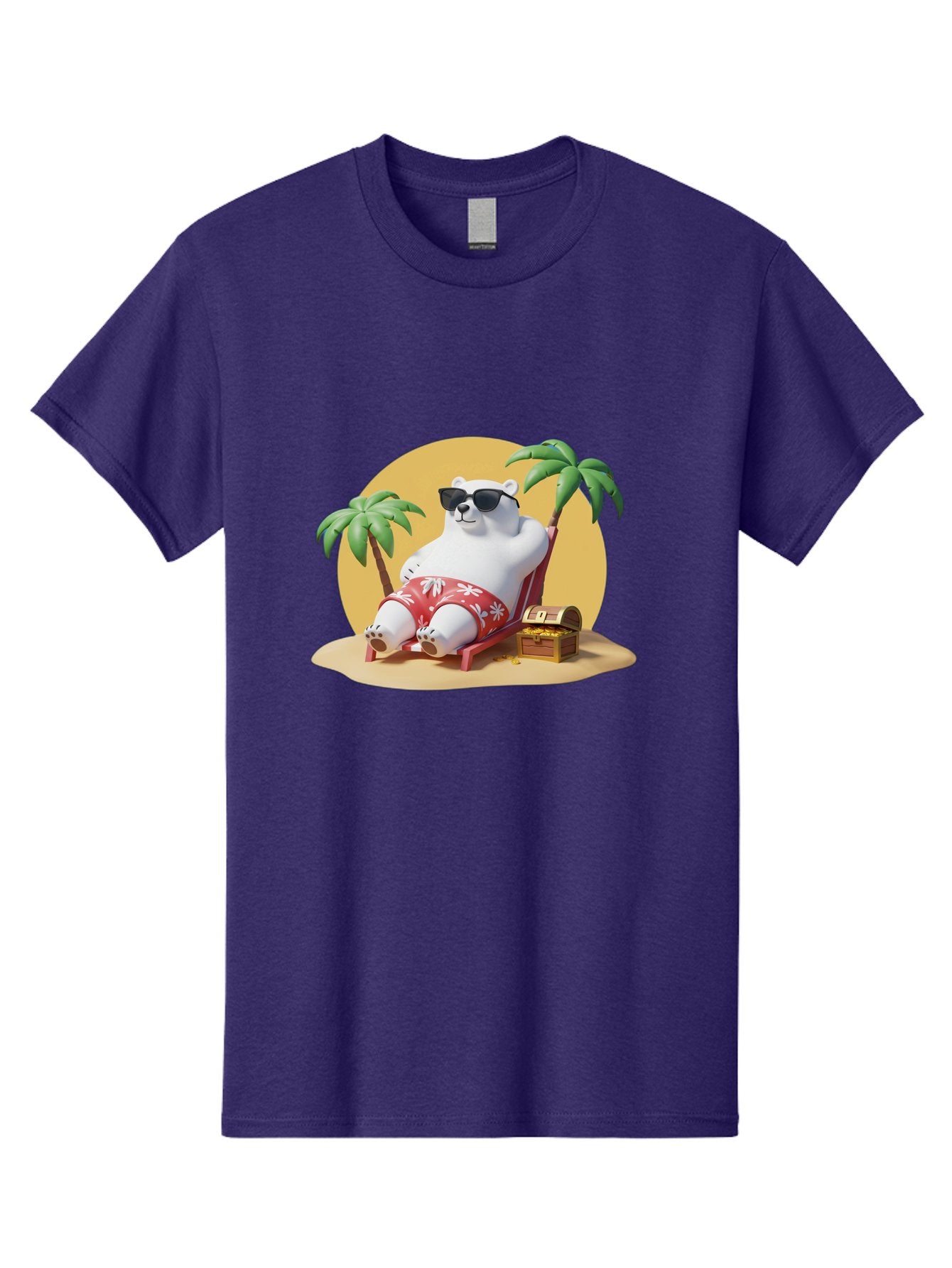 Polar-Bear-On-Beach Men'S Graphic Tee, 100% Cotton, Comfortable Casual Summer Wear, Machine Washable, Vintage Camera, Old Camera, Antique Camera, Black Camera, Classic Photography, Photography Equipment, Nostalgic Device, Film Camera, Baf405 13