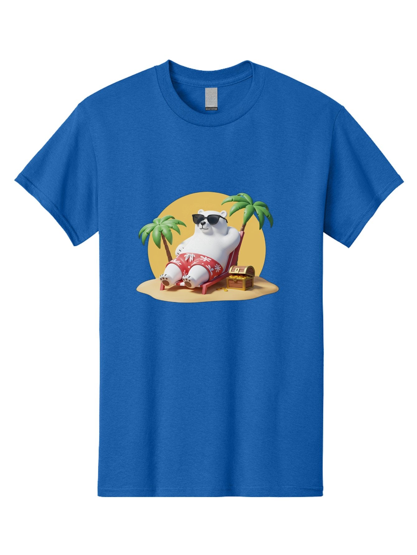 Polar-Bear-On-Beach Men'S Graphic Tee, 100% Cotton, Comfortable Casual Summer Wear, Machine Washable, Vintage Camera, Old Camera, Antique Camera, Black Camera, Classic Photography, Photography Equipment, Nostalgic Device, Film Camera, Baf405