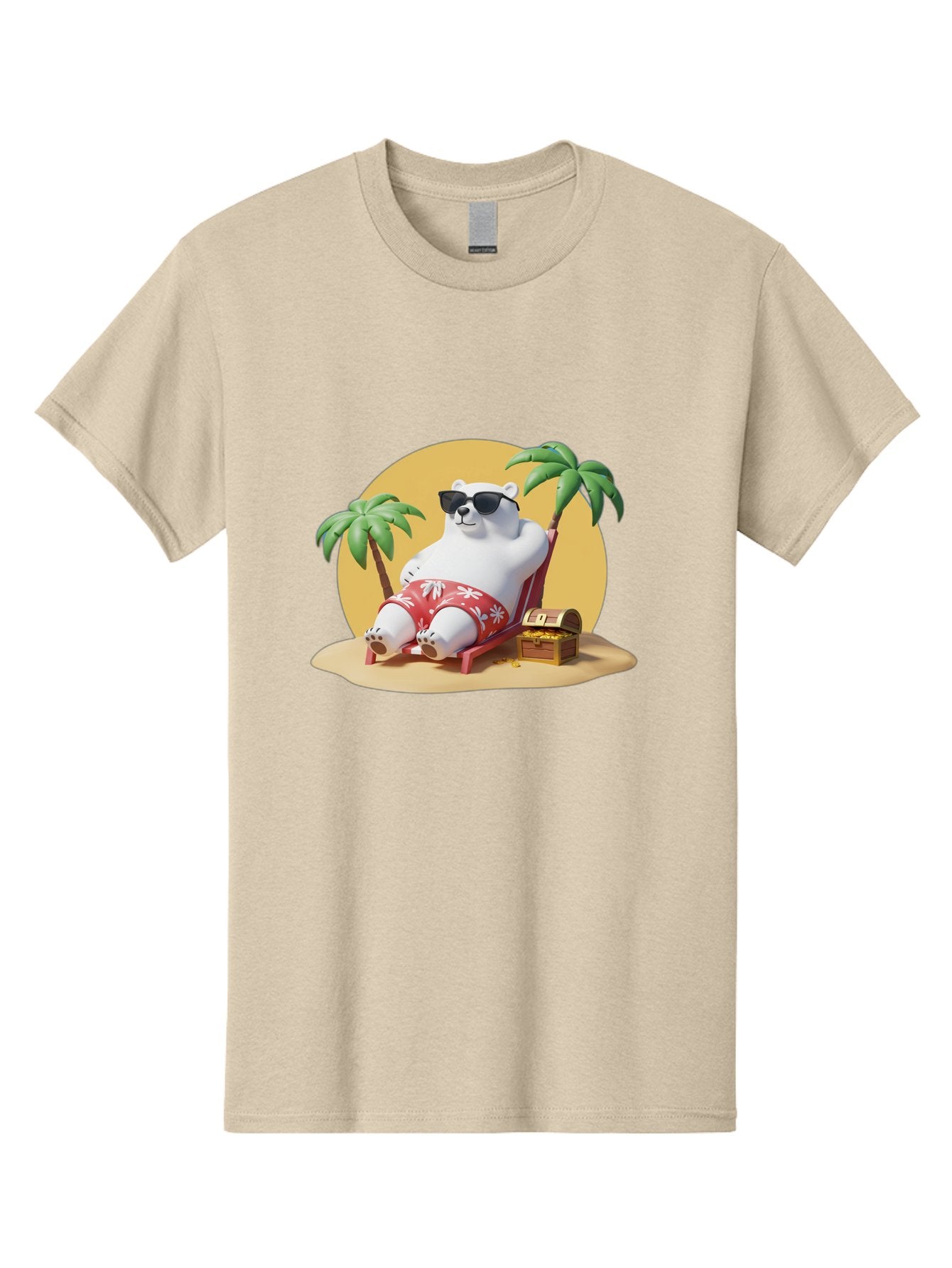 Polar-Bear-On-Beach Men'S Graphic Tee, 100% Cotton, Comfortable Casual Summer Wear, Machine Washable, Vintage Camera, Old Camera, Antique Camera, Black Camera, Classic Photography, Photography Equipment, Nostalgic Device, Film Camera, Baf405 14