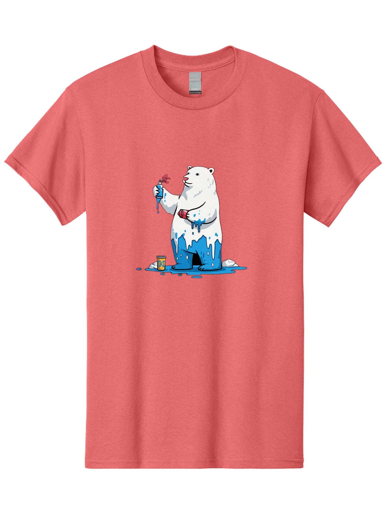 Polar-Bear-Painting Men'S Graphic Tee, 100% Cotton, Comfortable Casual Summer Wear, Machine Washable, Vintage Camera, Old Camera, Antique Camera, Black Camera, Classic Photography, Photography Equipment, Nostalgic Device, Film Camera, Baf407 8