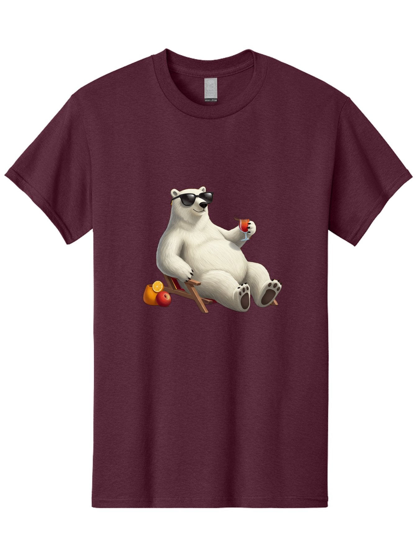 Polar-Bear-Relaxing Men'S Graphic Tee, 100% Cotton, Comfortable Casual Summer Wear, Machine Washable, Vintage Camera, Old Camera, Antique Camera, Black Camera, Classic Photography, Photography Equipment, Nostalgic Device, Film Camera, Baf409 4