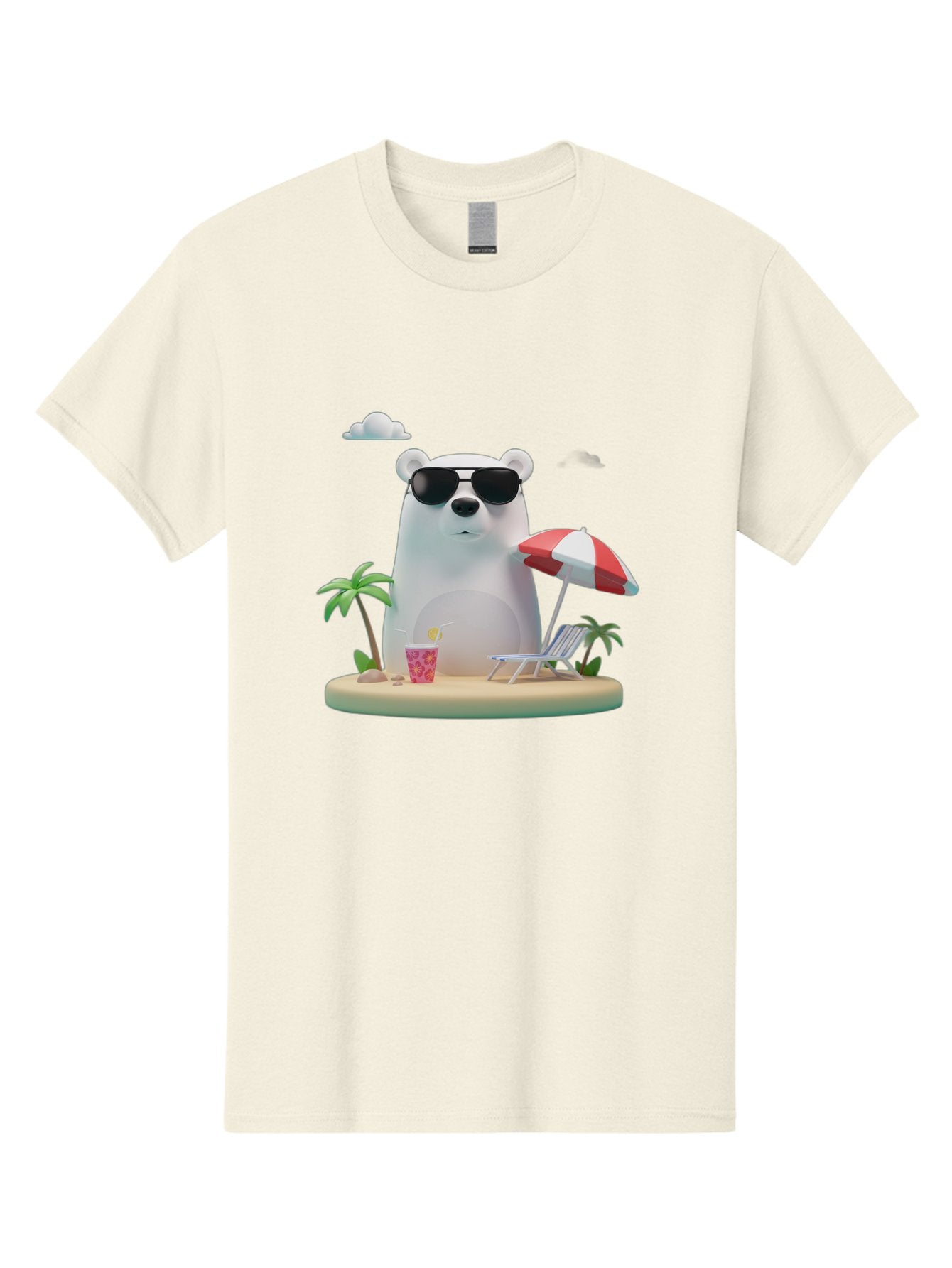 Polar-Bear-Sunglasses-2 Men'S Graphic Tee, 100% Cotton, Comfortable Casual Summer Wear, Machine Washable, Vintage Camera, Old Camera, Antique Camera, Black Camera, Classic Photography, Photography Equipment, Nostalgic Device, Film Camera, Baf414