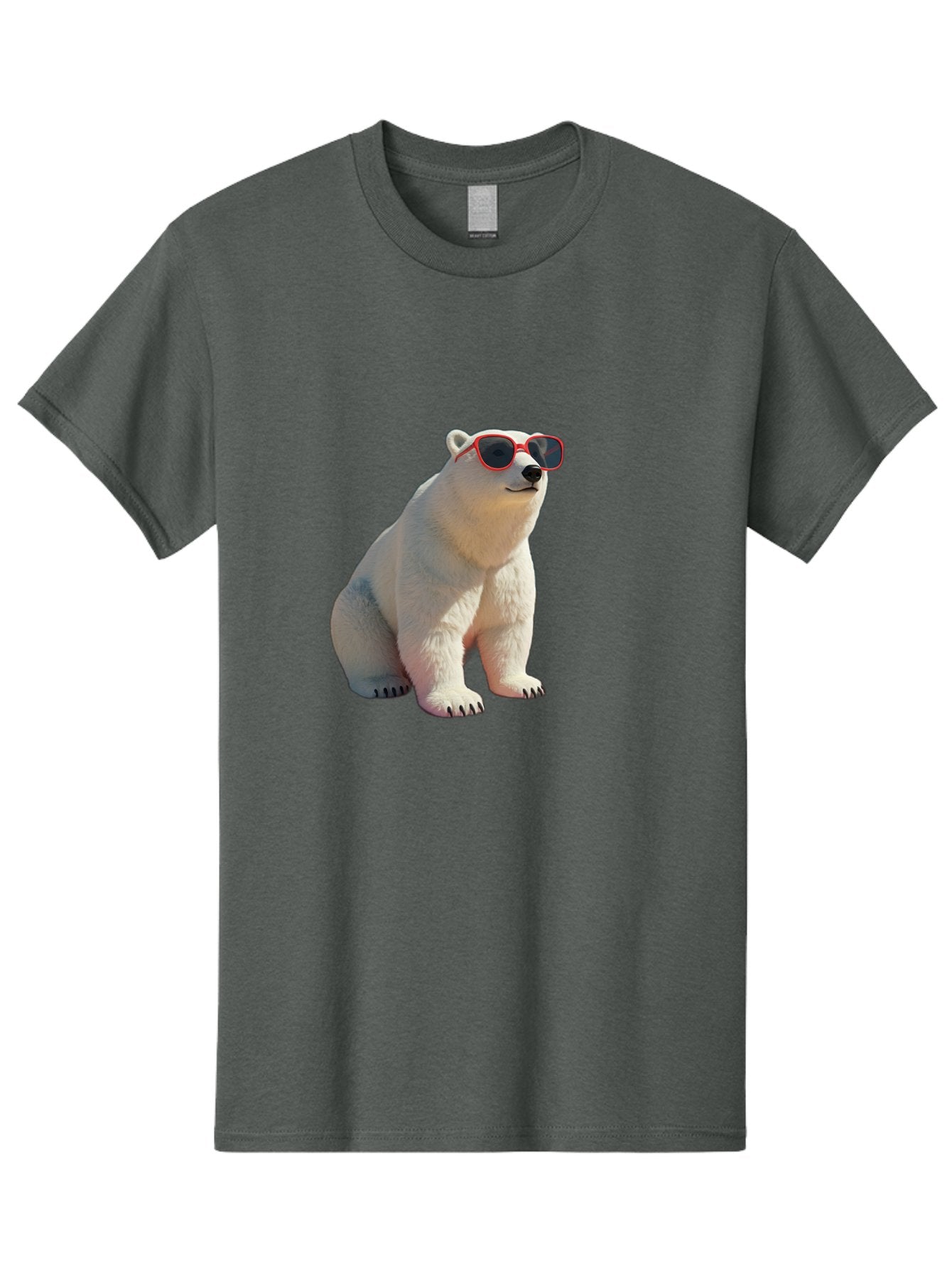 Polar-Bear-Sunglasses-3 Men'S Graphic Tee, 100% Cotton, Comfortable Casual Summer Wear, Machine Washable, Vintage Camera, Old Camera, Antique Camera, Black Camera, Classic Photography, Photography Equipment, Nostalgic Device, Film Camera, Baf415 12