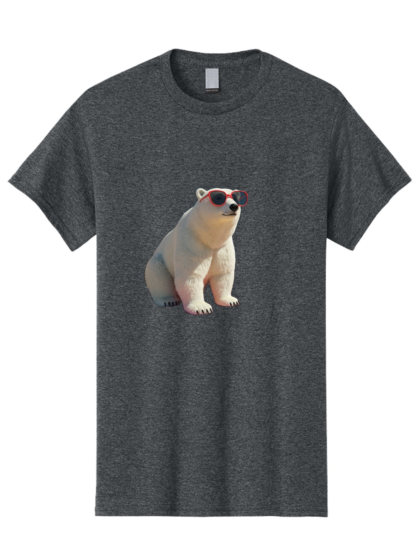 Polar-Bear-Sunglasses-3 Men'S Graphic Tee, 100% Cotton, Comfortable Casual Summer Wear, Machine Washable, Vintage Camera, Old Camera, Antique Camera, Black Camera, Classic Photography, Photography Equipment, Nostalgic Device, Film Camera, Baf415 6