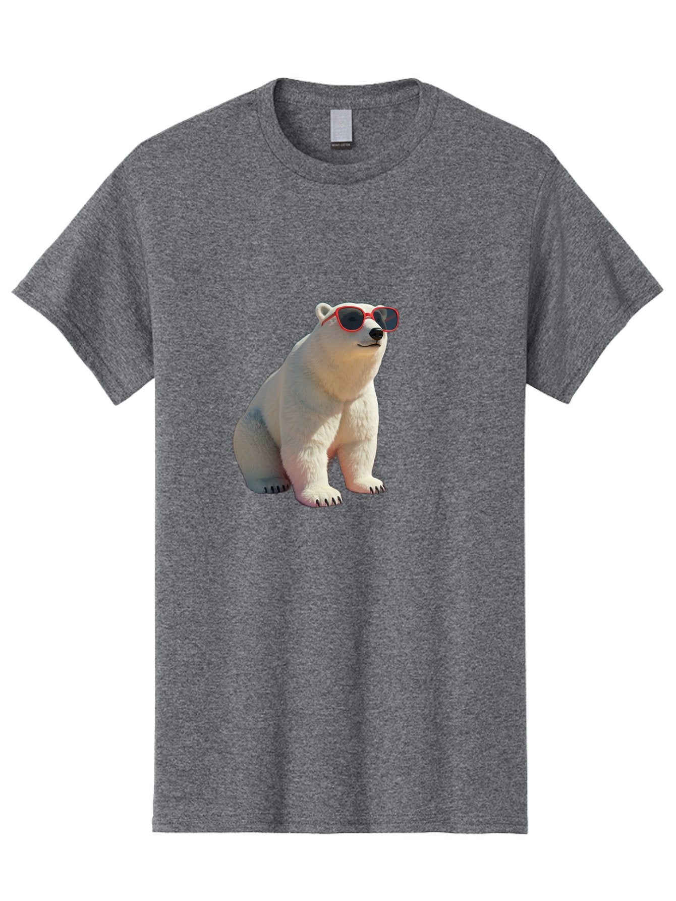 Polar-Bear-Sunglasses-3 Men'S Graphic Tee, 100% Cotton, Comfortable Casual Summer Wear, Machine Washable, Vintage Camera, Old Camera, Antique Camera, Black Camera, Classic Photography, Photography Equipment, Nostalgic Device, Film Camera, Baf415 5
