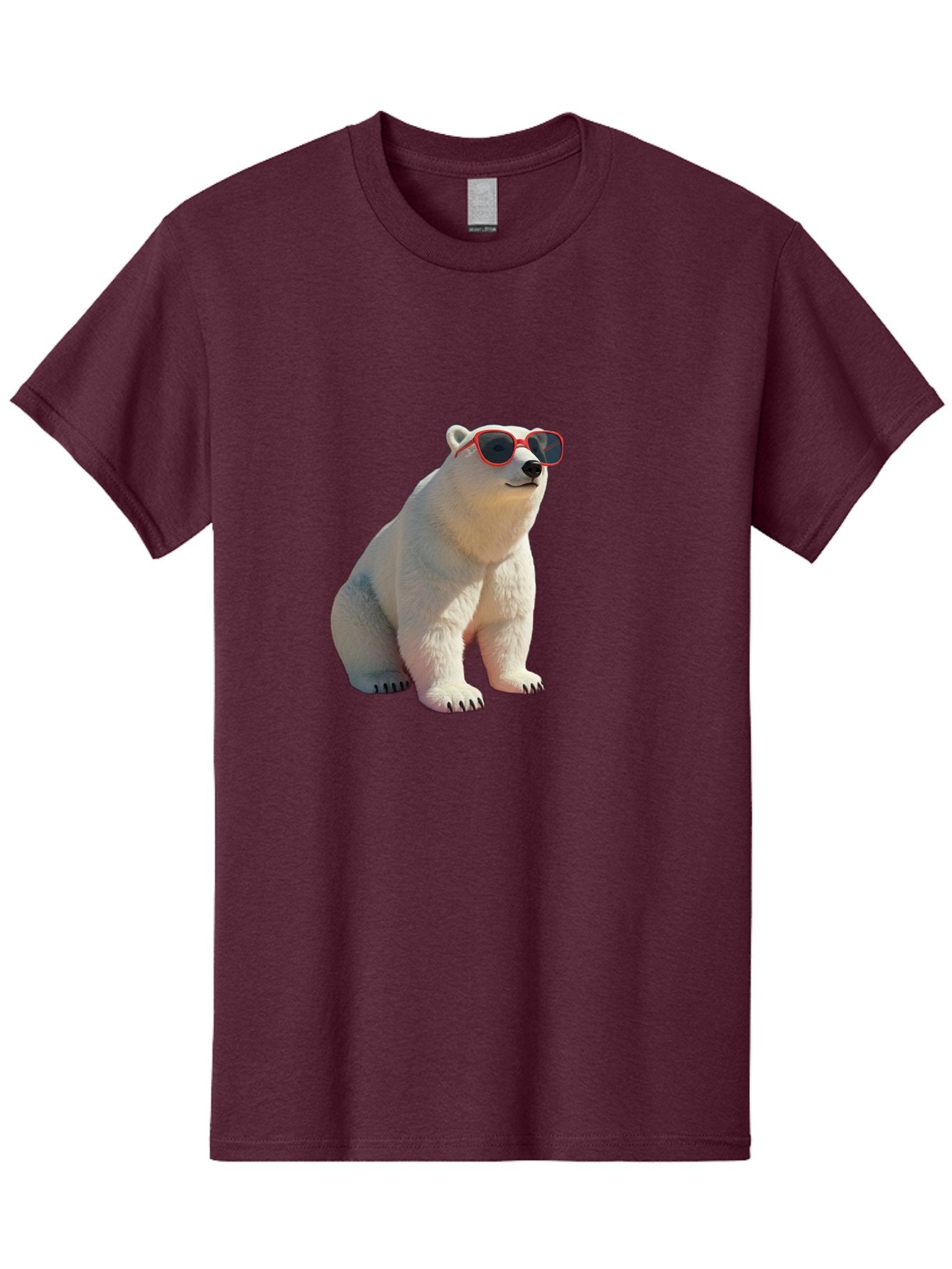 Polar-Bear-Sunglasses-3 Men'S Graphic Tee, 100% Cotton, Comfortable Casual Summer Wear, Machine Washable, Vintage Camera, Old Camera, Antique Camera, Black Camera, Classic Photography, Photography Equipment, Nostalgic Device, Film Camera, Baf415 13