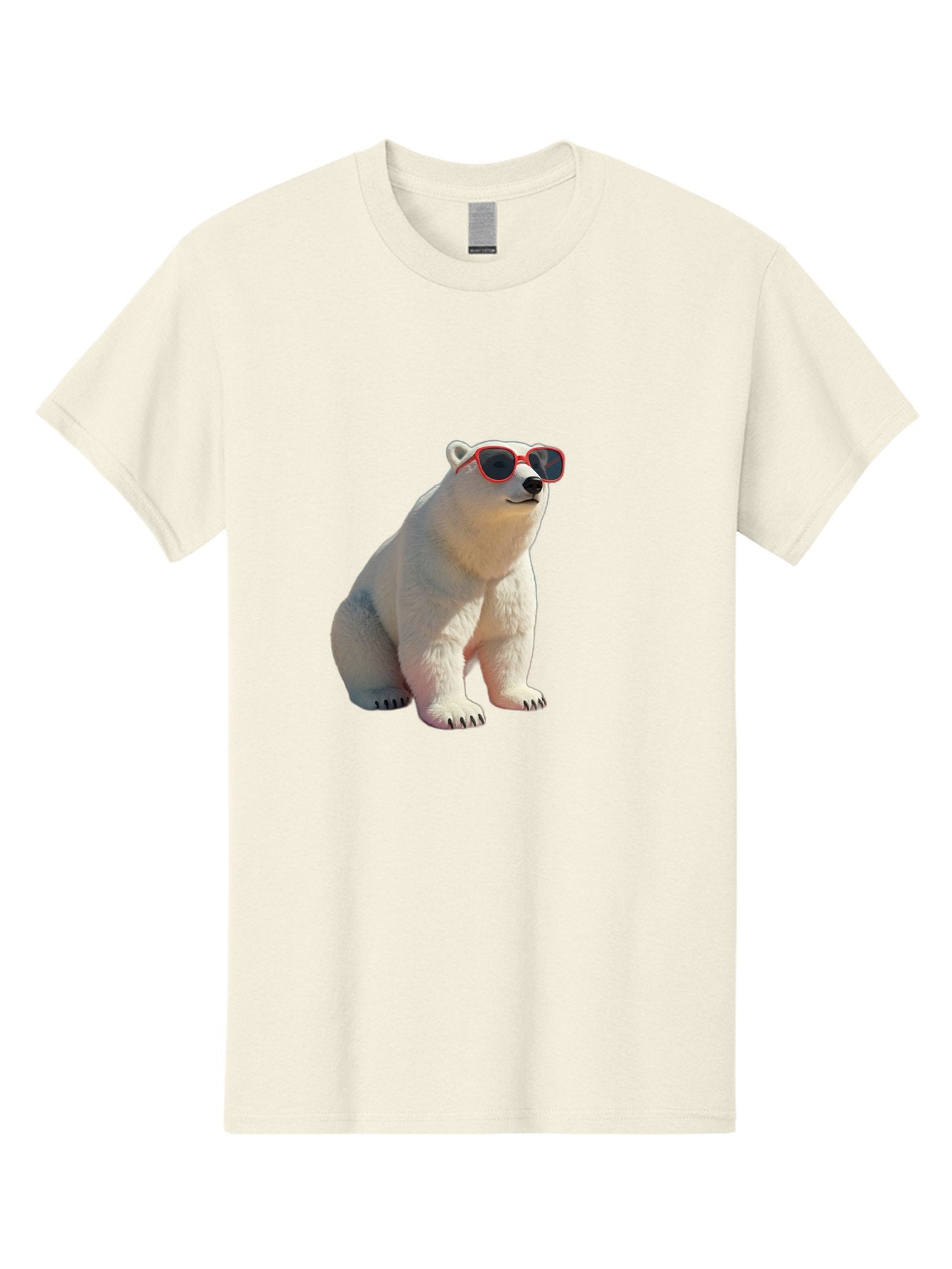 Polar-Bear-Sunglasses-3 Men'S Graphic Tee, 100% Cotton, Comfortable Casual Summer Wear, Machine Washable, Vintage Camera, Old Camera, Antique Camera, Black Camera, Classic Photography, Photography Equipment, Nostalgic Device, Film Camera, Baf415