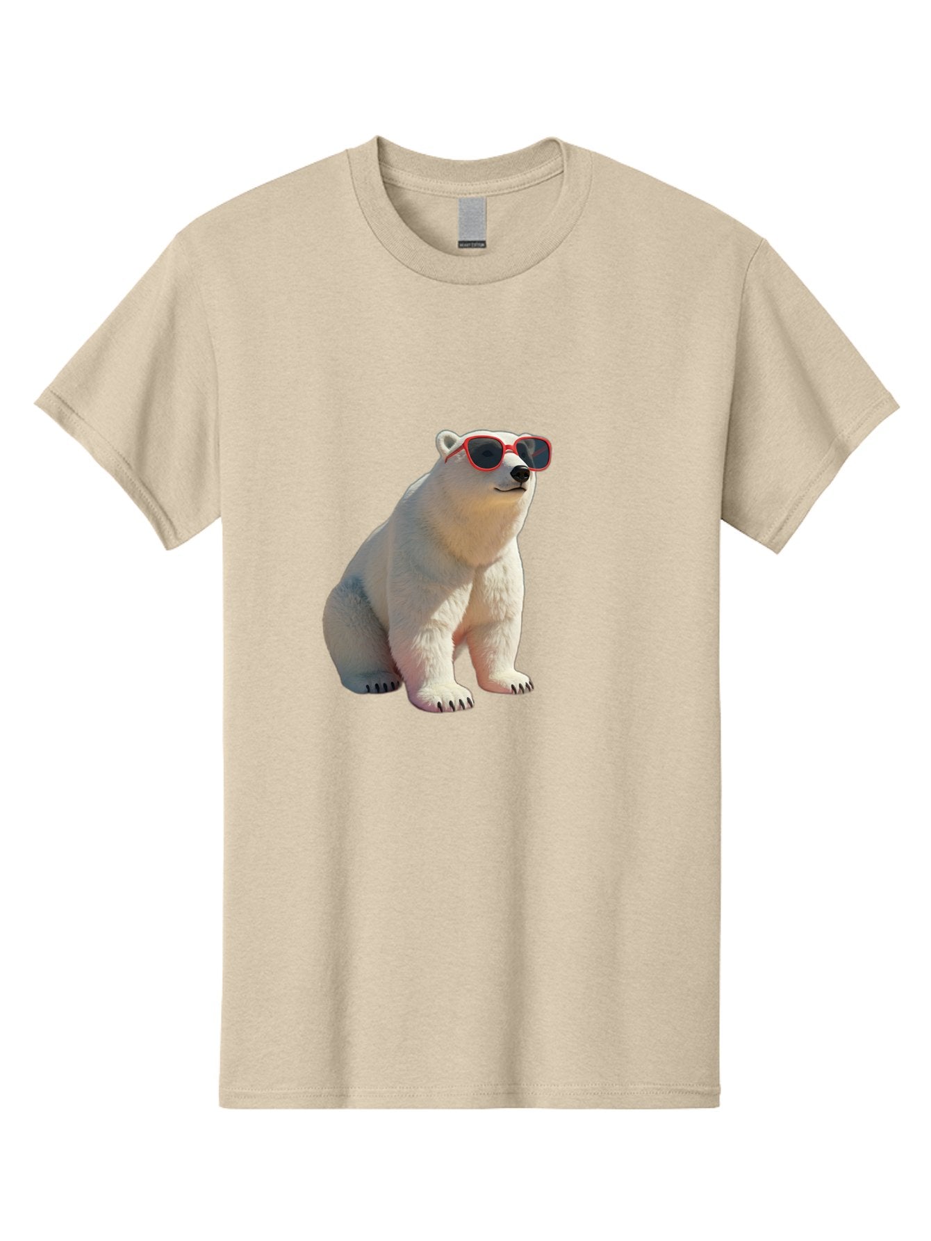 Polar-Bear-Sunglasses-3 Men'S Graphic Tee, 100% Cotton, Comfortable Casual Summer Wear, Machine Washable, Vintage Camera, Old Camera, Antique Camera, Black Camera, Classic Photography, Photography Equipment, Nostalgic Device, Film Camera, Baf415 10