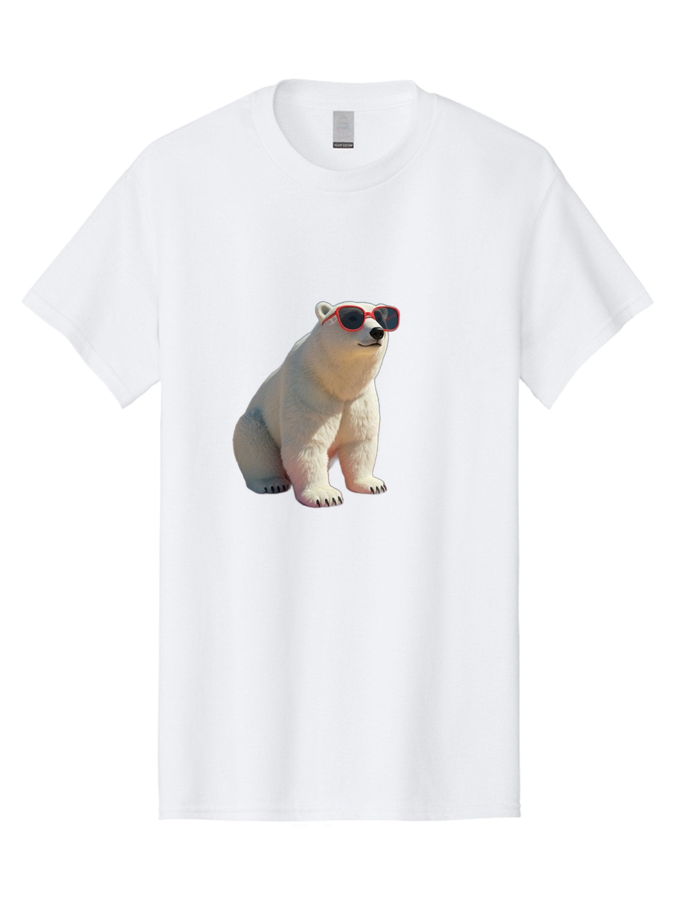 Polar-Bear-Sunglasses-3 Men'S Graphic Tee, 100% Cotton, Comfortable Casual Summer Wear, Machine Washable, Vintage Camera, Old Camera, Antique Camera, Black Camera, Classic Photography, Photography Equipment, Nostalgic Device, Film Camera, Baf415 3
