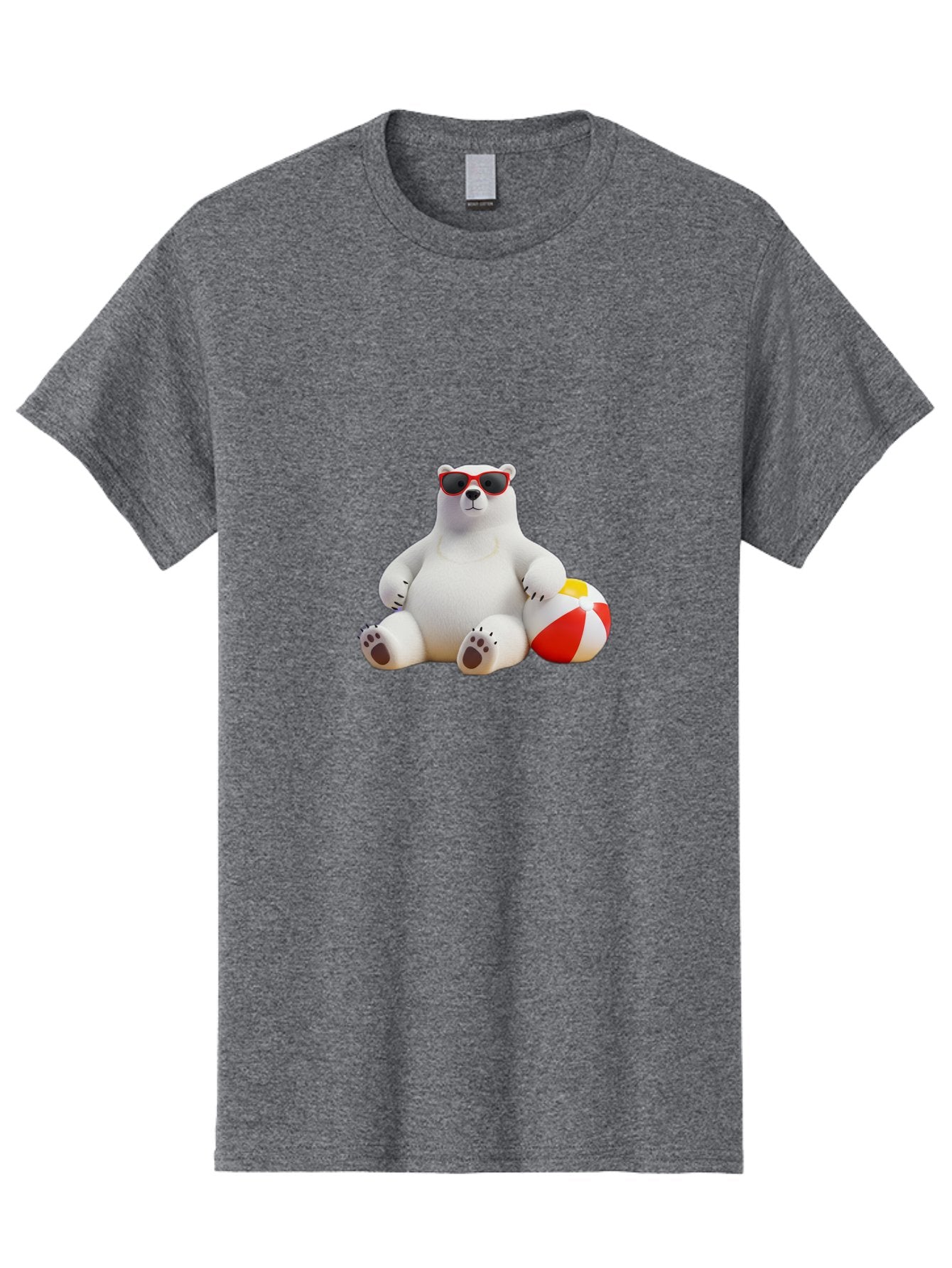 Polar-Bear-Sunglasses-4 Men'S Graphic Tee, 100% Cotton, Comfortable Casual Summer Wear, Machine Washable, Vintage Camera, Old Camera, Antique Camera, Black Camera, Classic Photography, Photography Equipment, Nostalgic Device, Film Camera, Baf416 9