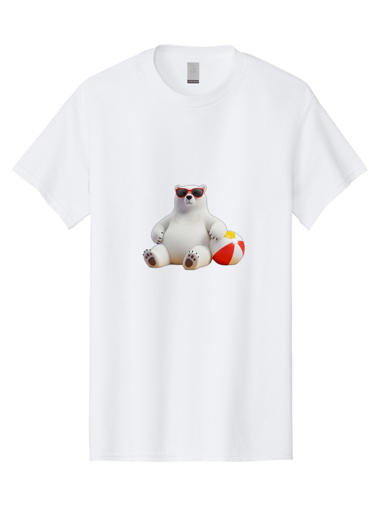 Polar-Bear-Sunglasses-4 Men'S Graphic Tee, 100% Cotton, Comfortable Casual Summer Wear, Machine Washable, Vintage Camera, Old Camera, Antique Camera, Black Camera, Classic Photography, Photography Equipment, Nostalgic Device, Film Camera, Baf416