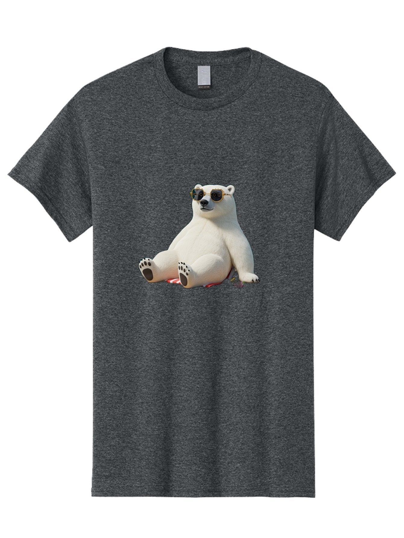 Polar-Bear-Sunglasses-5 Men'S Graphic Tee, 100% Cotton, Comfortable Casual Summer Wear, Machine Washable, Vintage Camera, Old Camera, Antique Camera, Black Camera, Classic Photography, Photography Equipment, Nostalgic Device, Film Camera, Baf417 14