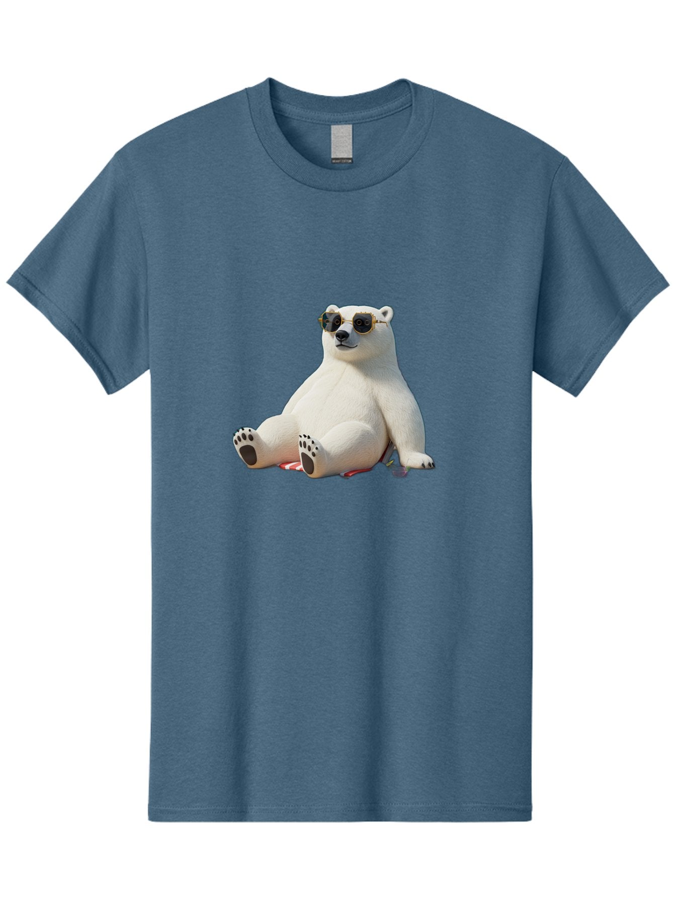 Polar-Bear-Sunglasses-5 Men'S Graphic Tee, 100% Cotton, Comfortable Casual Summer Wear, Machine Washable, Vintage Camera, Old Camera, Antique Camera, Black Camera, Classic Photography, Photography Equipment, Nostalgic Device, Film Camera, Baf417 13