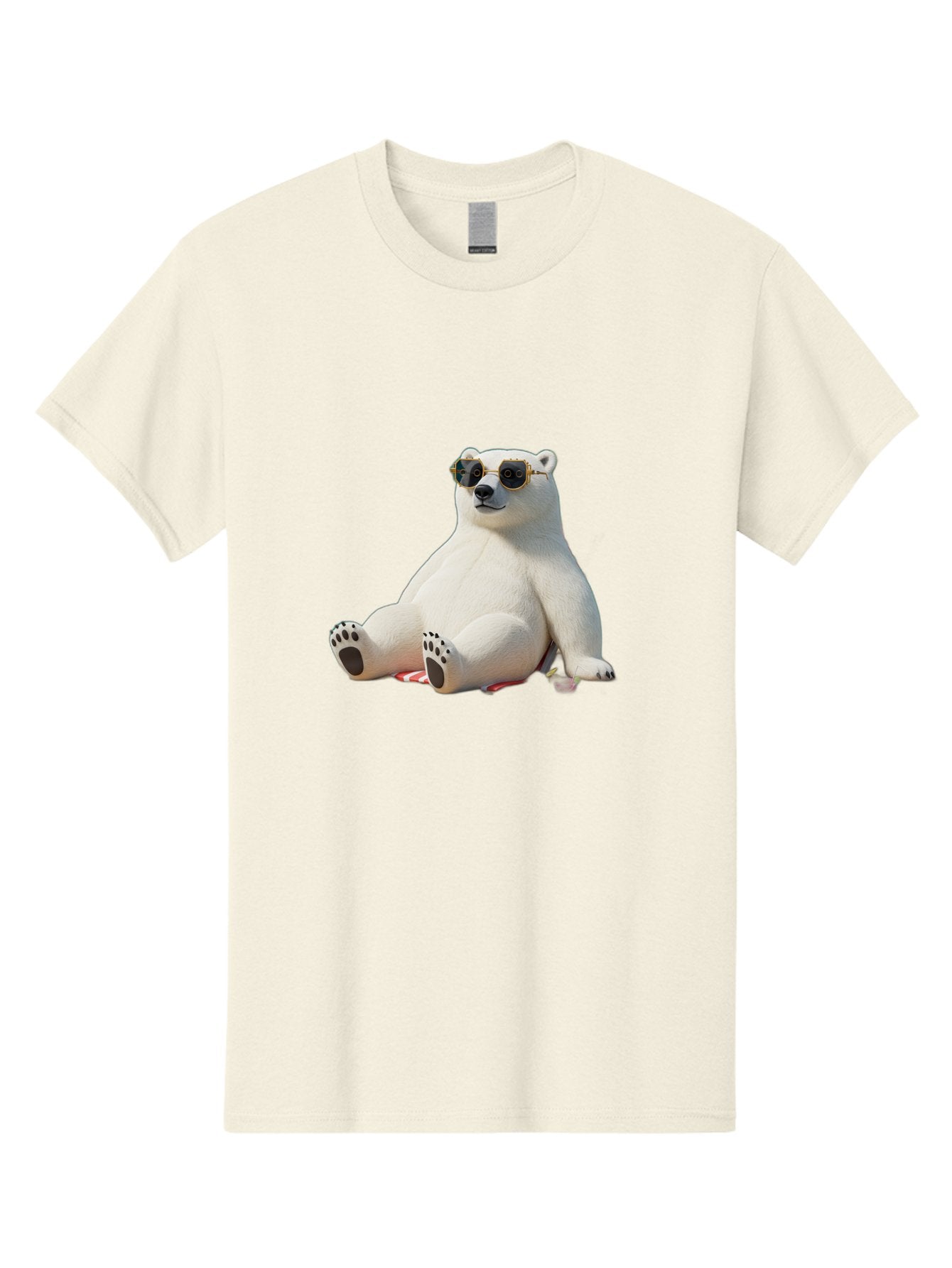 Polar-Bear-Sunglasses-5 Men'S Graphic Tee, 100% Cotton, Comfortable Casual Summer Wear, Machine Washable, Vintage Camera, Old Camera, Antique Camera, Black Camera, Classic Photography, Photography Equipment, Nostalgic Device, Film Camera, Baf417 9