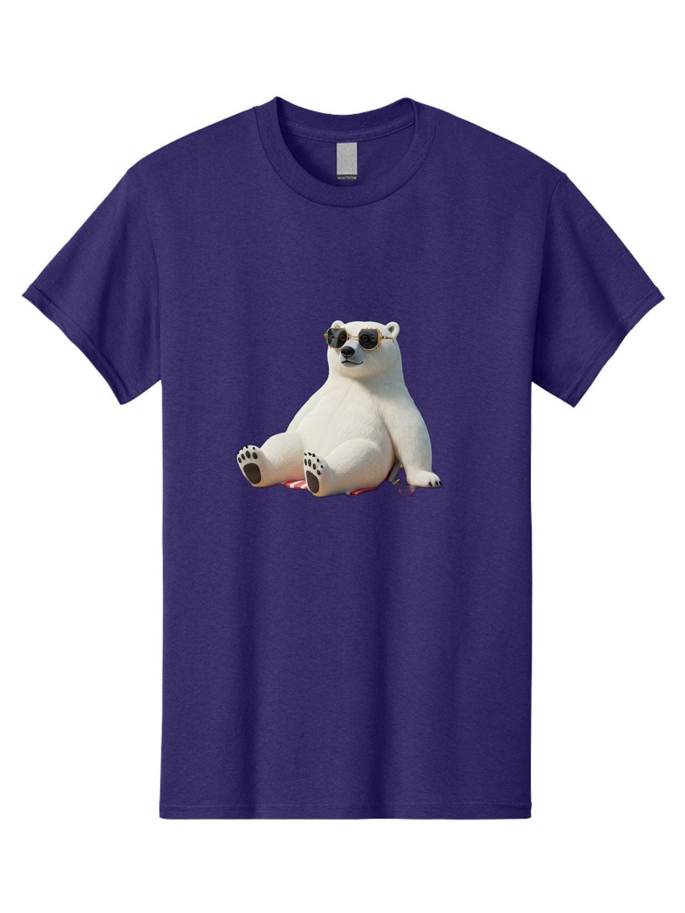 Polar-Bear-Sunglasses-5 Men'S Graphic Tee, 100% Cotton, Comfortable Casual Summer Wear, Machine Washable, Vintage Camera, Old Camera, Antique Camera, Black Camera, Classic Photography, Photography Equipment, Nostalgic Device, Film Camera, Baf417 6