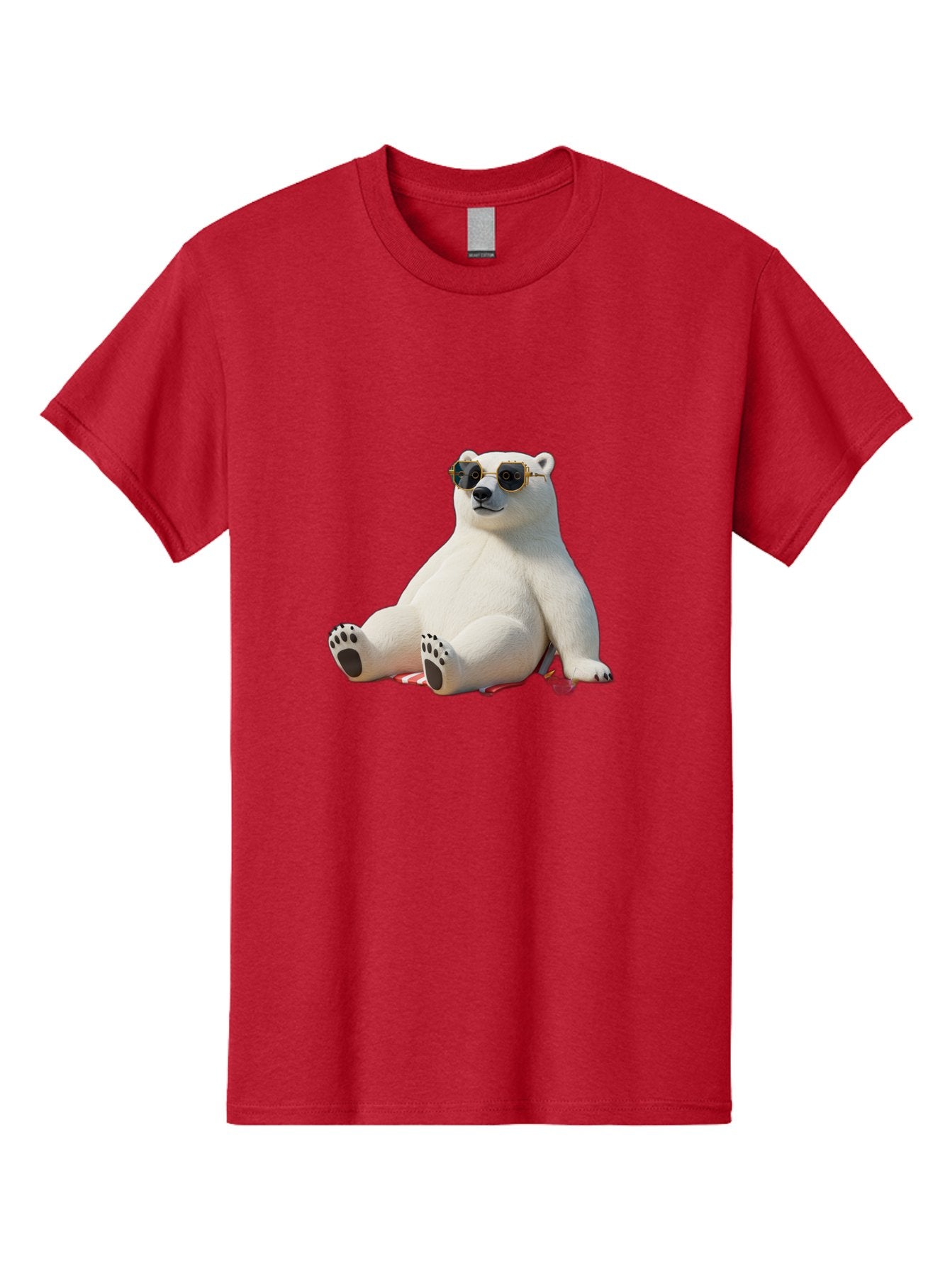 Polar-Bear-Sunglasses-5 Men'S Graphic Tee, 100% Cotton, Comfortable Casual Summer Wear, Machine Washable, Vintage Camera, Old Camera, Antique Camera, Black Camera, Classic Photography, Photography Equipment, Nostalgic Device, Film Camera, Baf417 12
