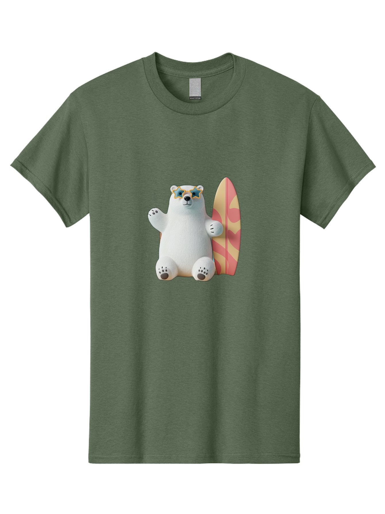 Polar-Bear-Surfboard Men'S Graphic Tee, 100% Cotton, Comfortable Casual Summer Wear, Machine Washable, Vintage Camera, Old Camera, Antique Camera, Black Camera, Classic Photography, Photography Equipment, Nostalgic Device, Film Camera, Baf419 10