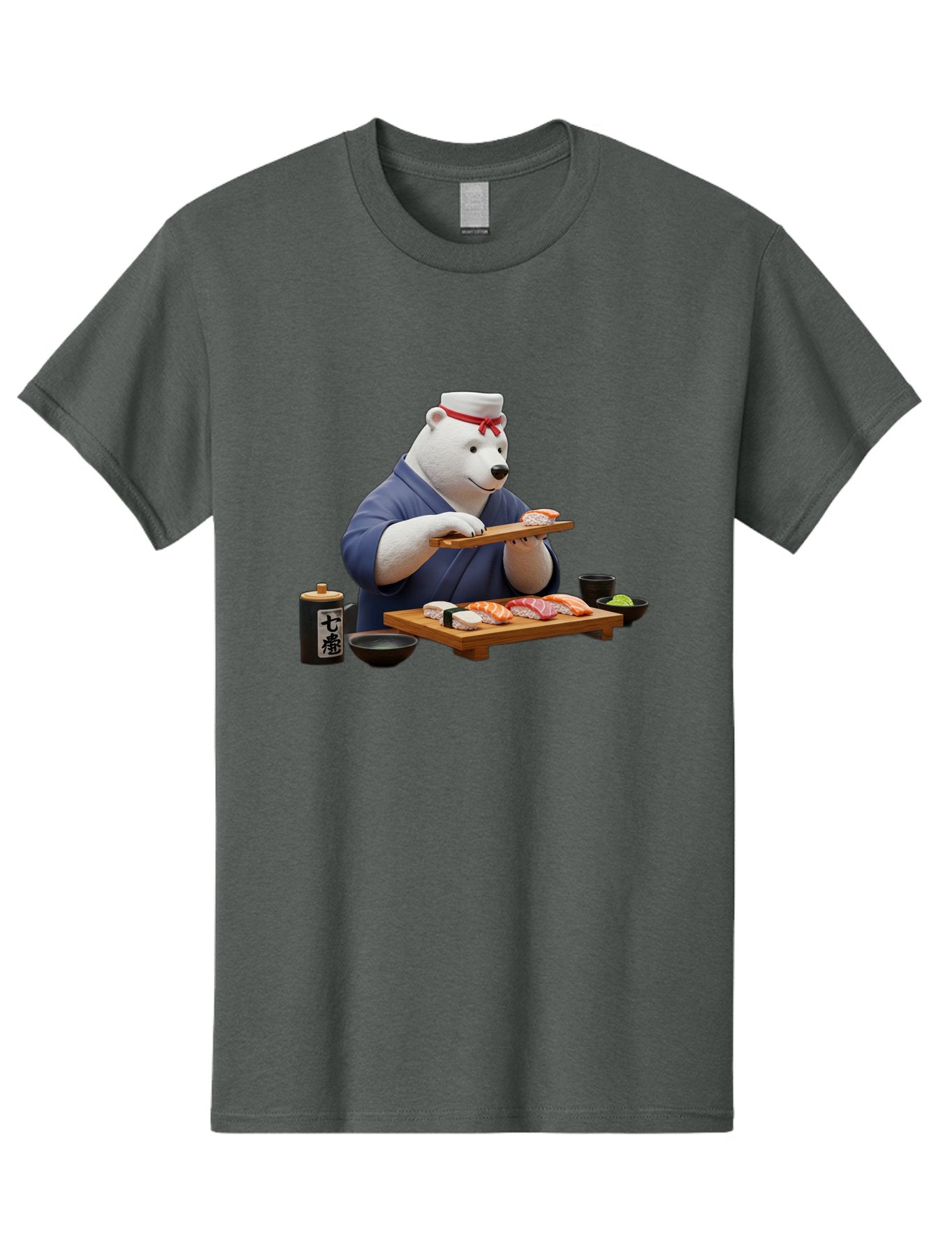Polar-Bear-Sushi-Chef-1 Men'S Graphic Tee, 100% Cotton, Comfortable Casual Summer Wear, Machine Washable, Vintage Camera, Old Camera, Antique Camera, Black Camera, Classic Photography, Photography Equipment, Nostalgic Device, Film Camera, Baf420 7
