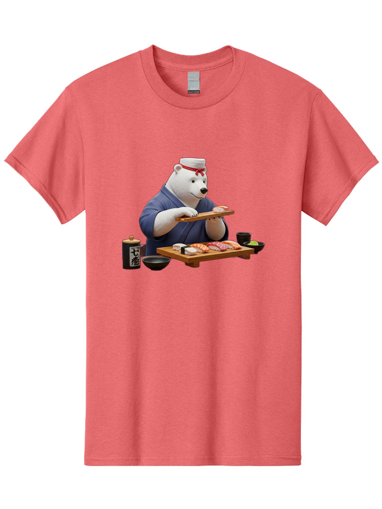Polar-Bear-Sushi-Chef-1 Men'S Graphic Tee, 100% Cotton, Comfortable Casual Summer Wear, Machine Washable, Vintage Camera, Old Camera, Antique Camera, Black Camera, Classic Photography, Photography Equipment, Nostalgic Device, Film Camera, Baf420