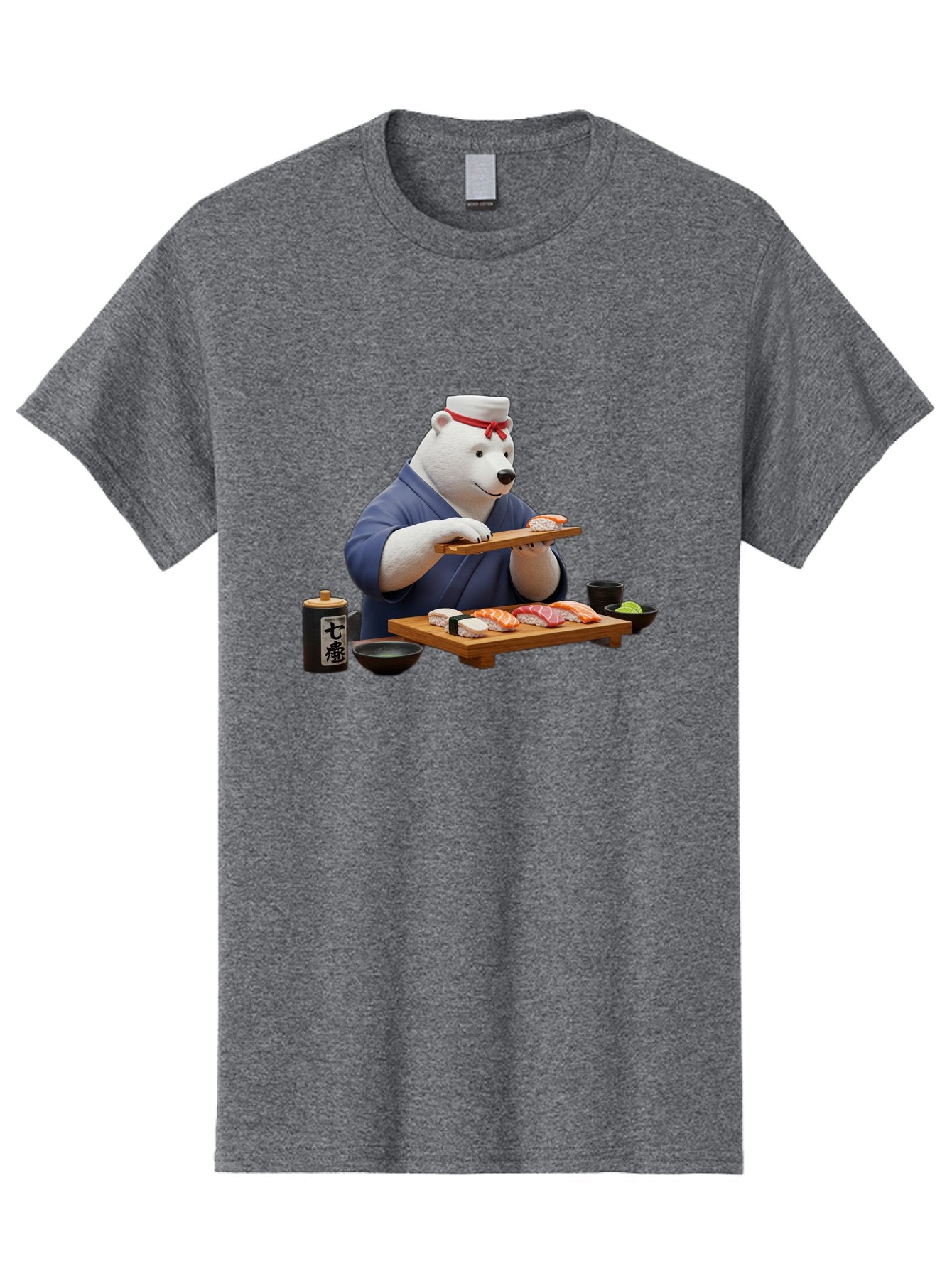 Polar-Bear-Sushi-Chef-1 Men'S Graphic Tee, 100% Cotton, Comfortable Casual Summer Wear, Machine Washable, Vintage Camera, Old Camera, Antique Camera, Black Camera, Classic Photography, Photography Equipment, Nostalgic Device, Film Camera, Baf420 4