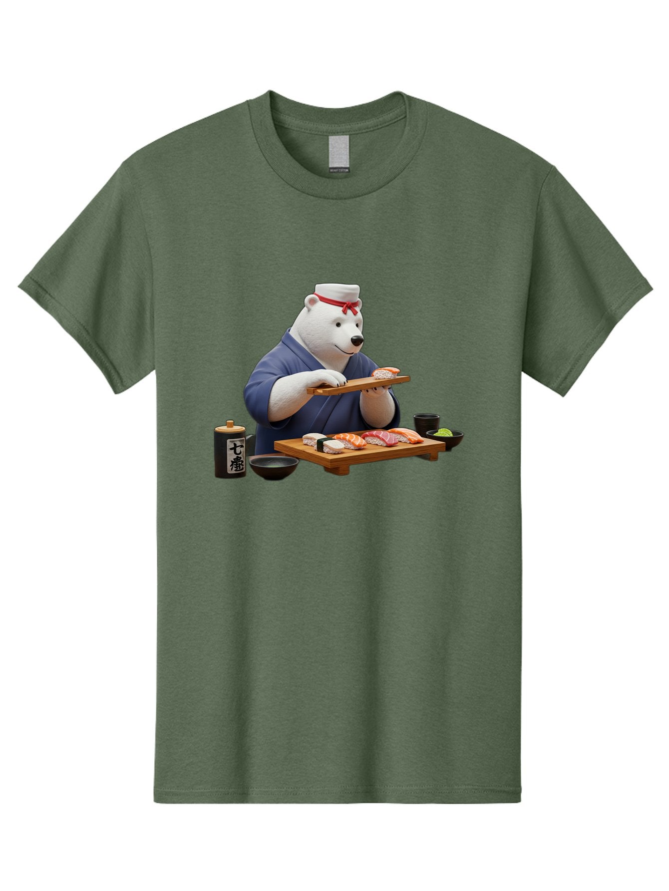 Polar-Bear-Sushi-Chef-1 Men'S Graphic Tee, 100% Cotton, Comfortable Casual Summer Wear, Machine Washable, Vintage Camera, Old Camera, Antique Camera, Black Camera, Classic Photography, Photography Equipment, Nostalgic Device, Film Camera, Baf420 11