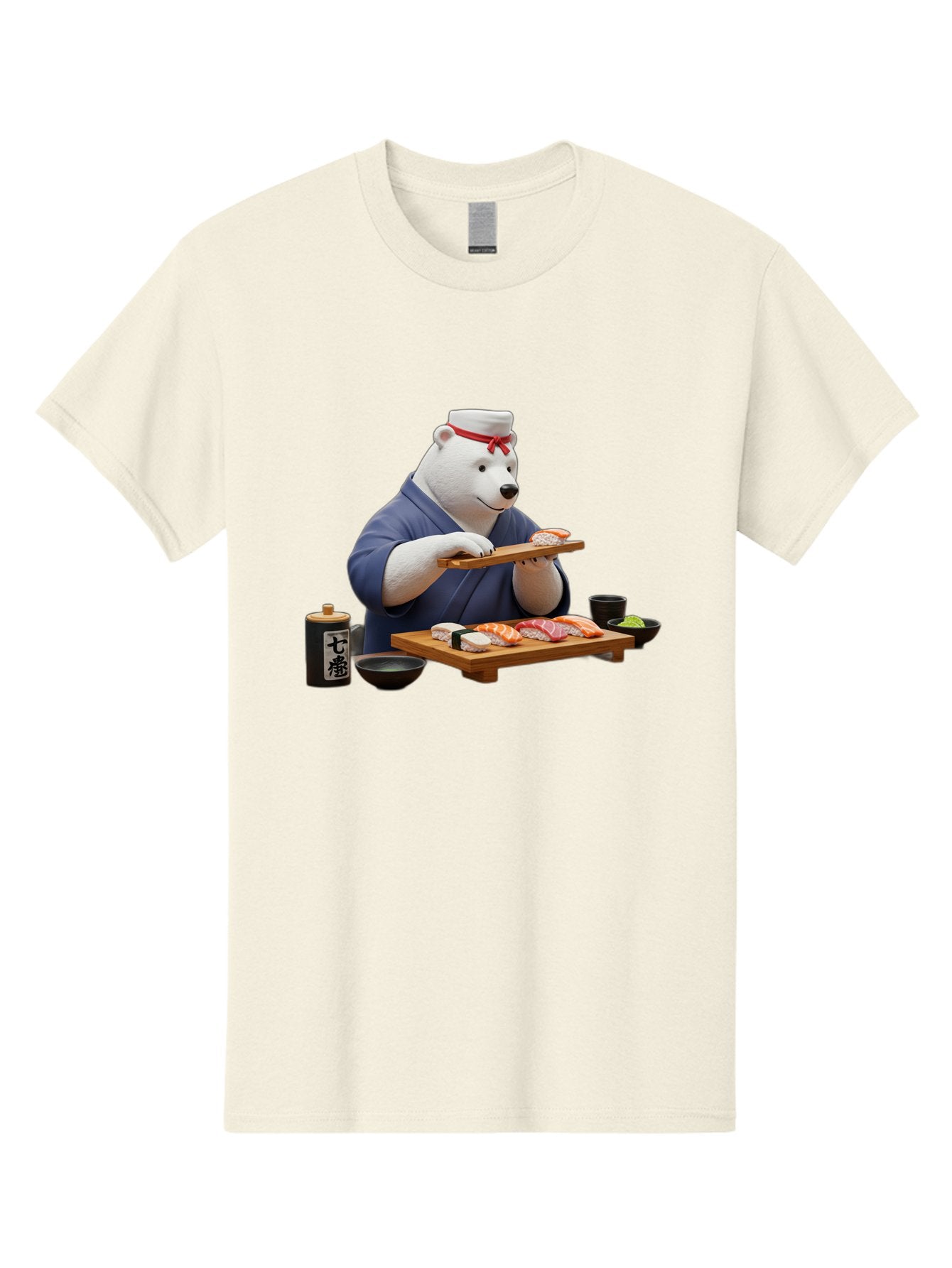 Polar-Bear-Sushi-Chef-1 Men'S Graphic Tee, 100% Cotton, Comfortable Casual Summer Wear, Machine Washable, Vintage Camera, Old Camera, Antique Camera, Black Camera, Classic Photography, Photography Equipment, Nostalgic Device, Film Camera, Baf420 6