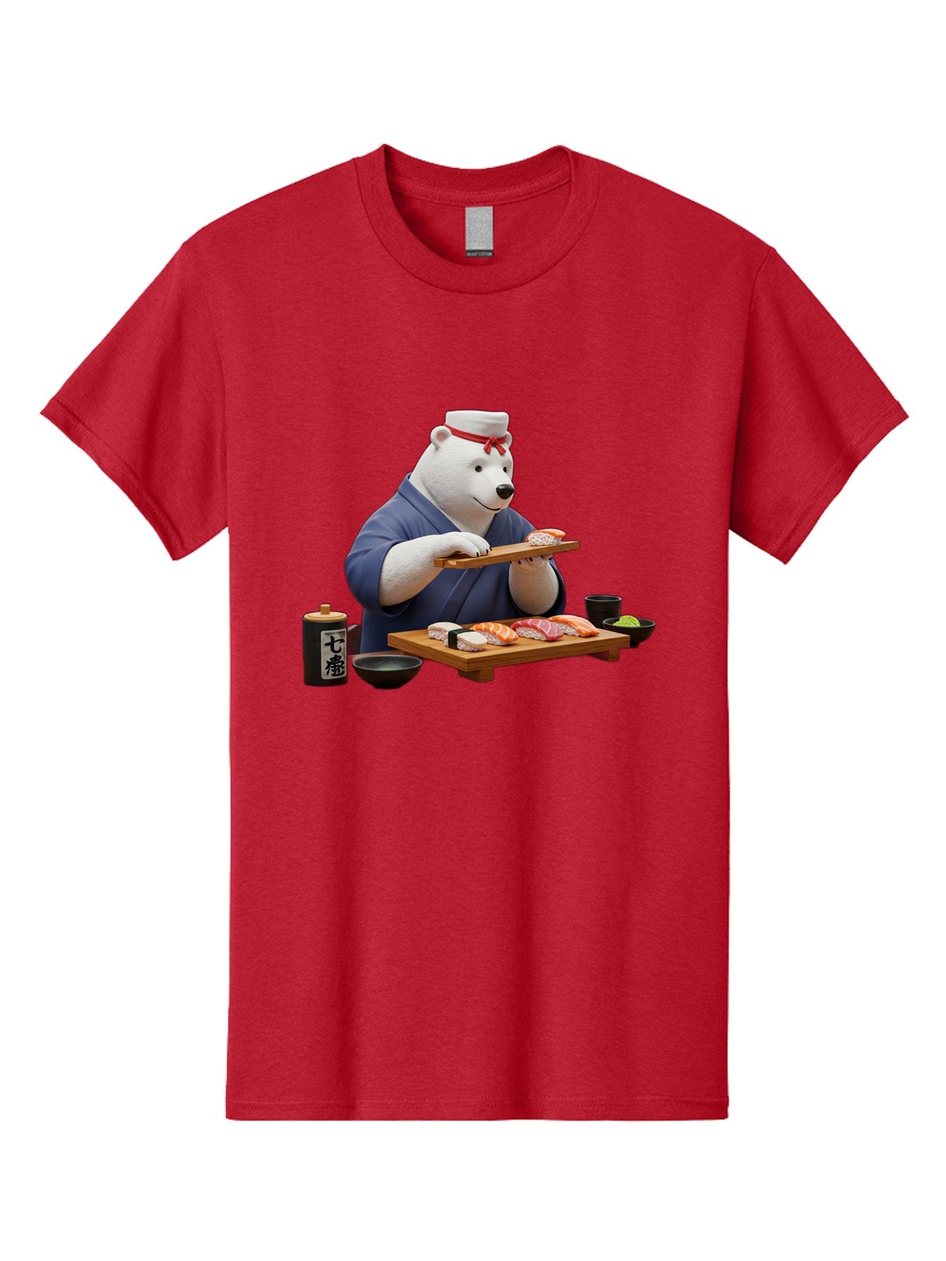 Polar-Bear-Sushi-Chef-1 Men'S Graphic Tee, 100% Cotton, Comfortable Casual Summer Wear, Machine Washable, Vintage Camera, Old Camera, Antique Camera, Black Camera, Classic Photography, Photography Equipment, Nostalgic Device, Film Camera, Baf420 3