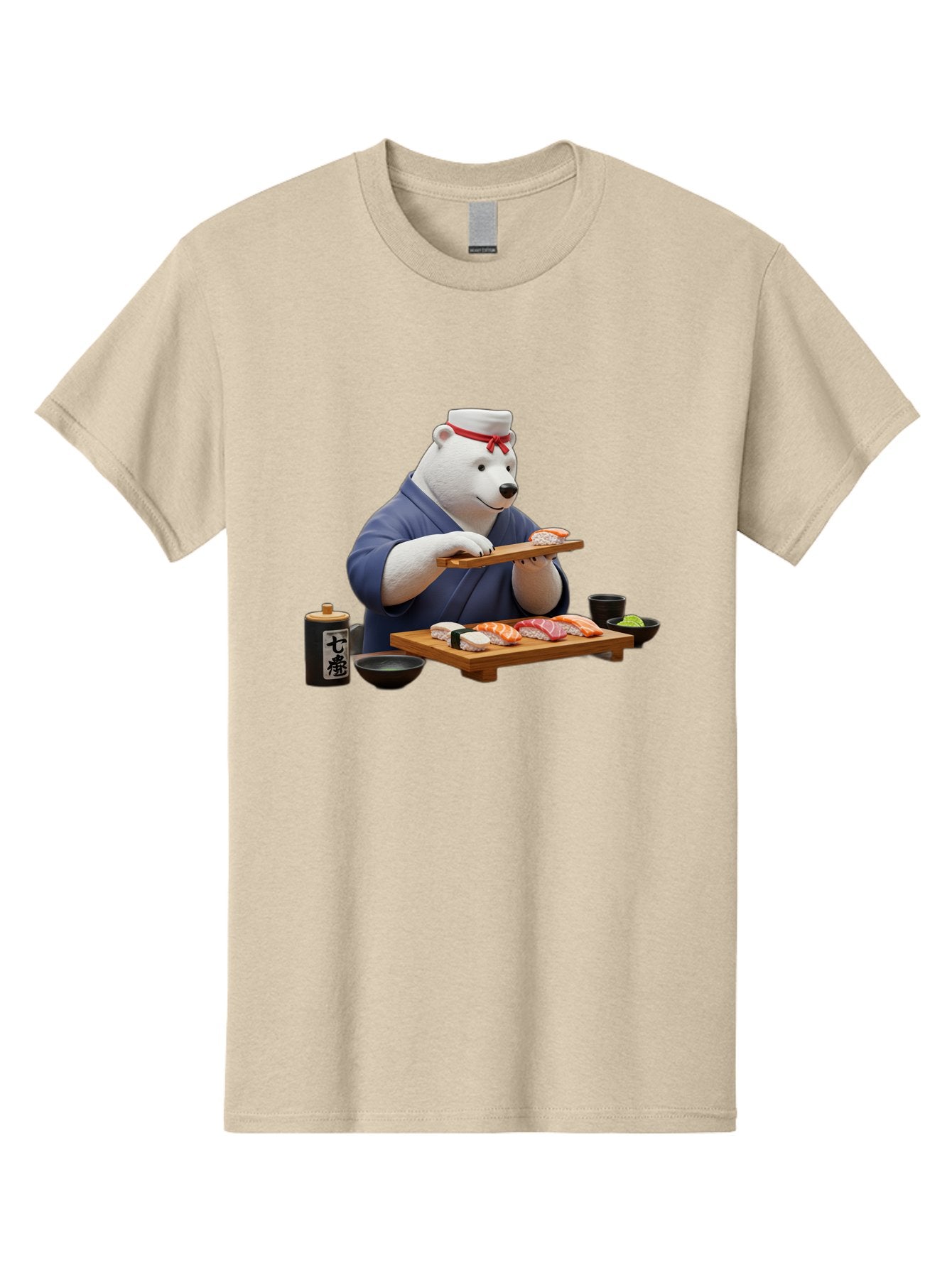 Polar-Bear-Sushi-Chef-1 Men'S Graphic Tee, 100% Cotton, Comfortable Casual Summer Wear, Machine Washable, Vintage Camera, Old Camera, Antique Camera, Black Camera, Classic Photography, Photography Equipment, Nostalgic Device, Film Camera, Baf420 5